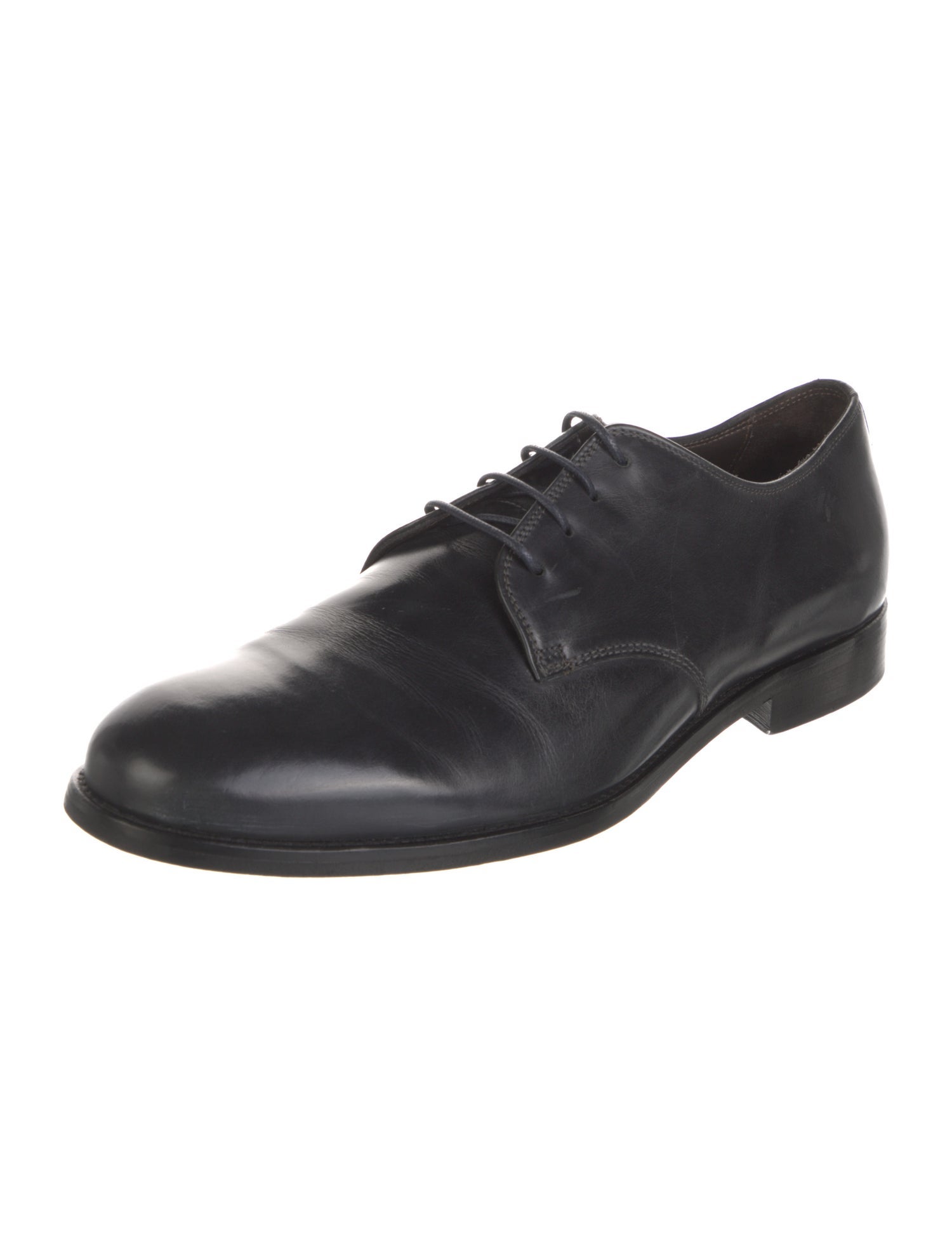 a.testoni Leather Derby Shoes