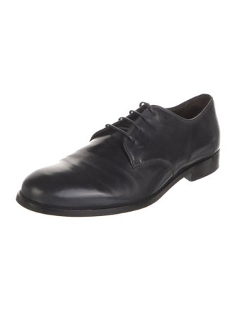 a.testoni Leather Derby Shoes
