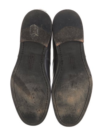 a.testoni Leather Derby Shoes