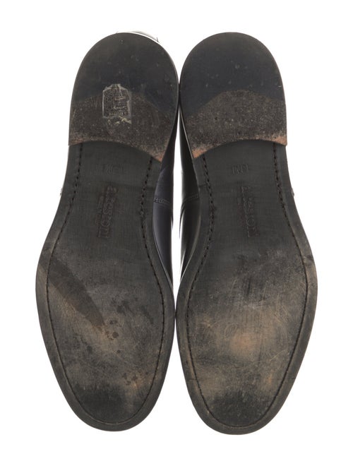 a.testoni Leather Derby Shoes