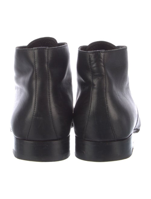 a.testoni Leather Lace-Up Boots