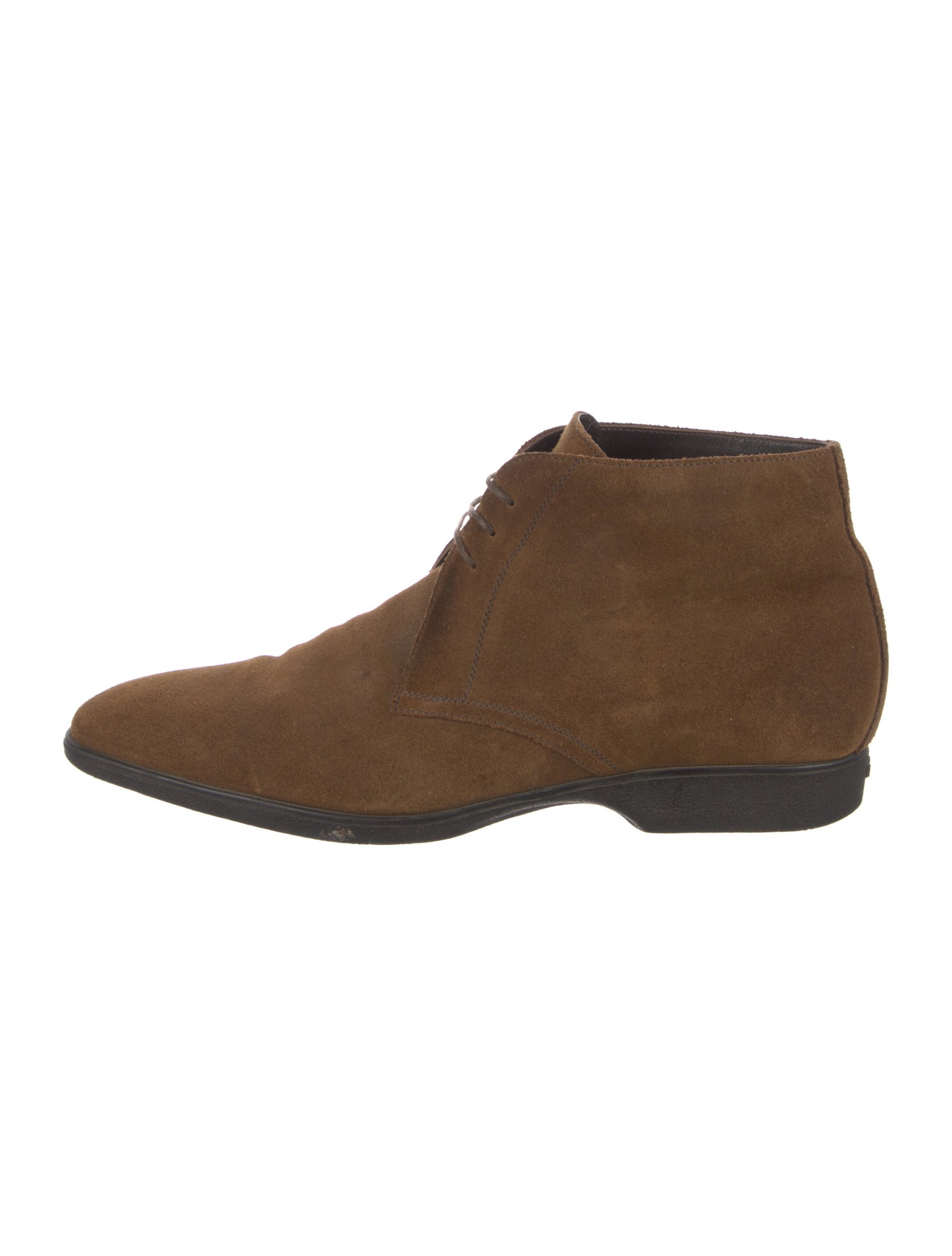 a.testoni Suede Lace-Up Boots