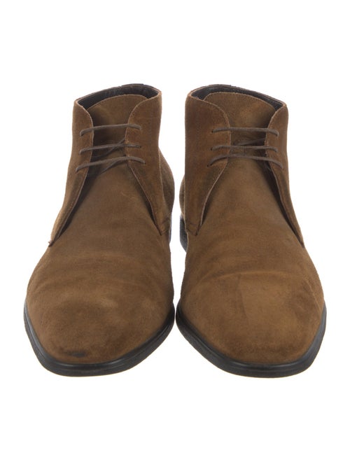 a.testoni Suede Lace-Up Boots