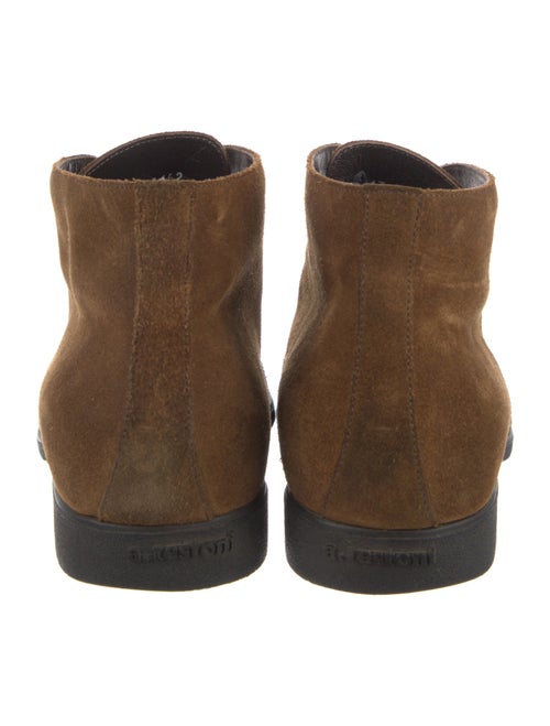 a.testoni Suede Lace-Up Boots