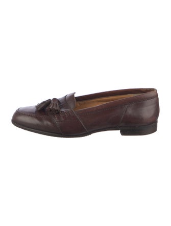 a.testoni Leather Loafers