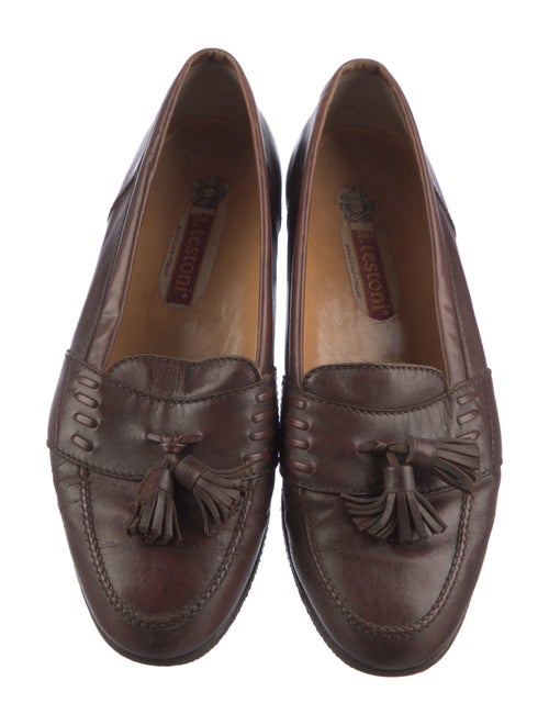 a.testoni Leather Loafers
