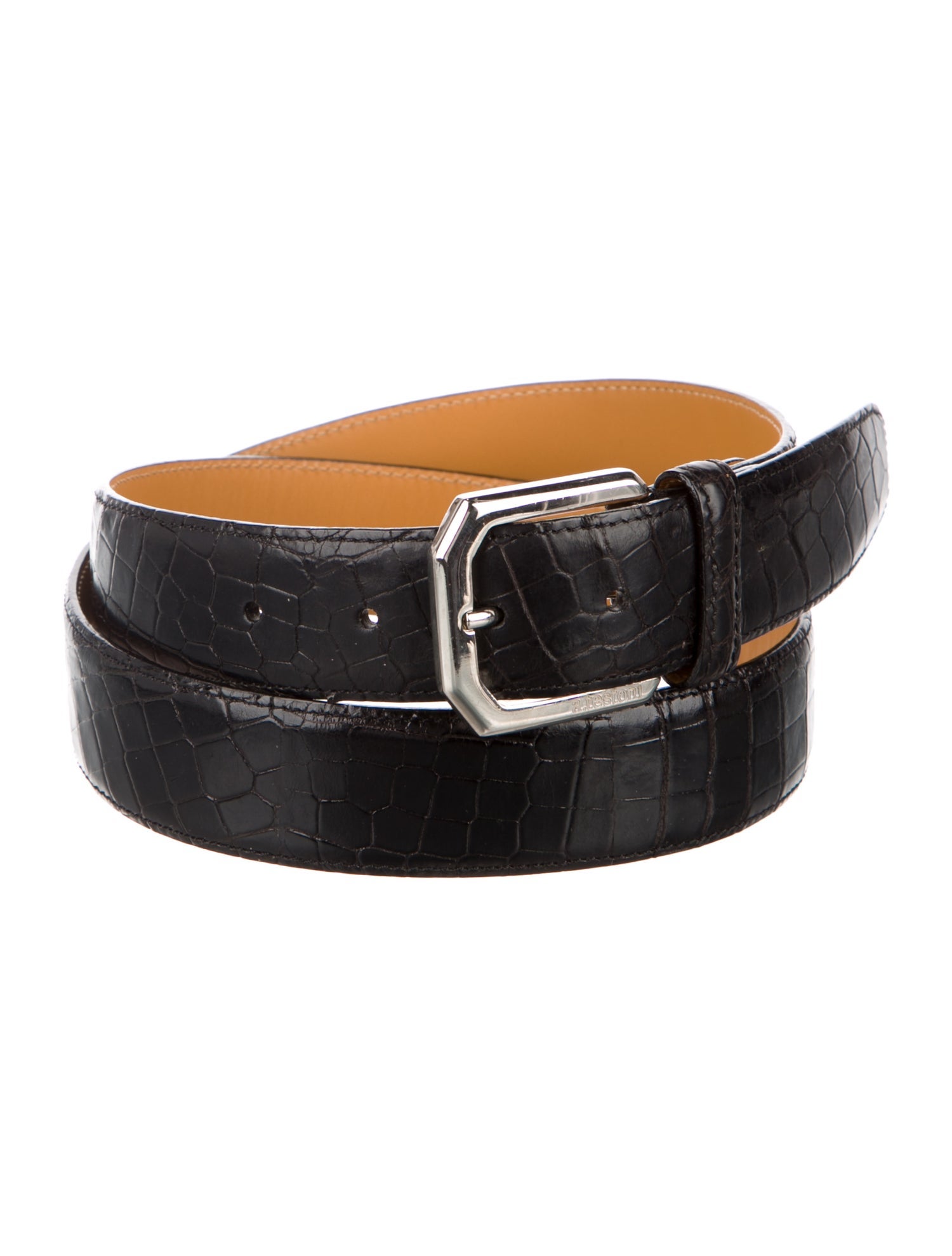 a.testoni Crocodile Waist Belt
