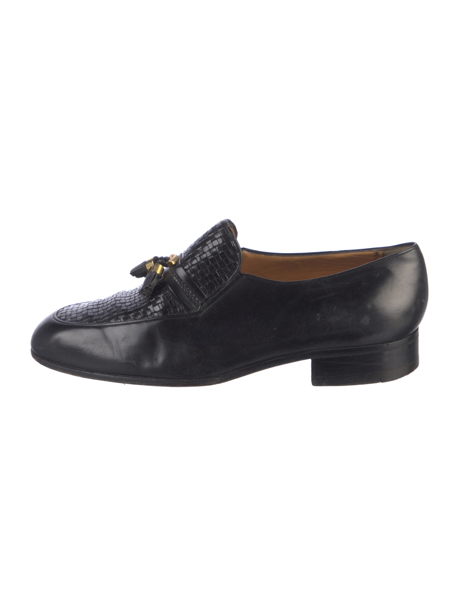 a.testoni Leather Dress Loafers