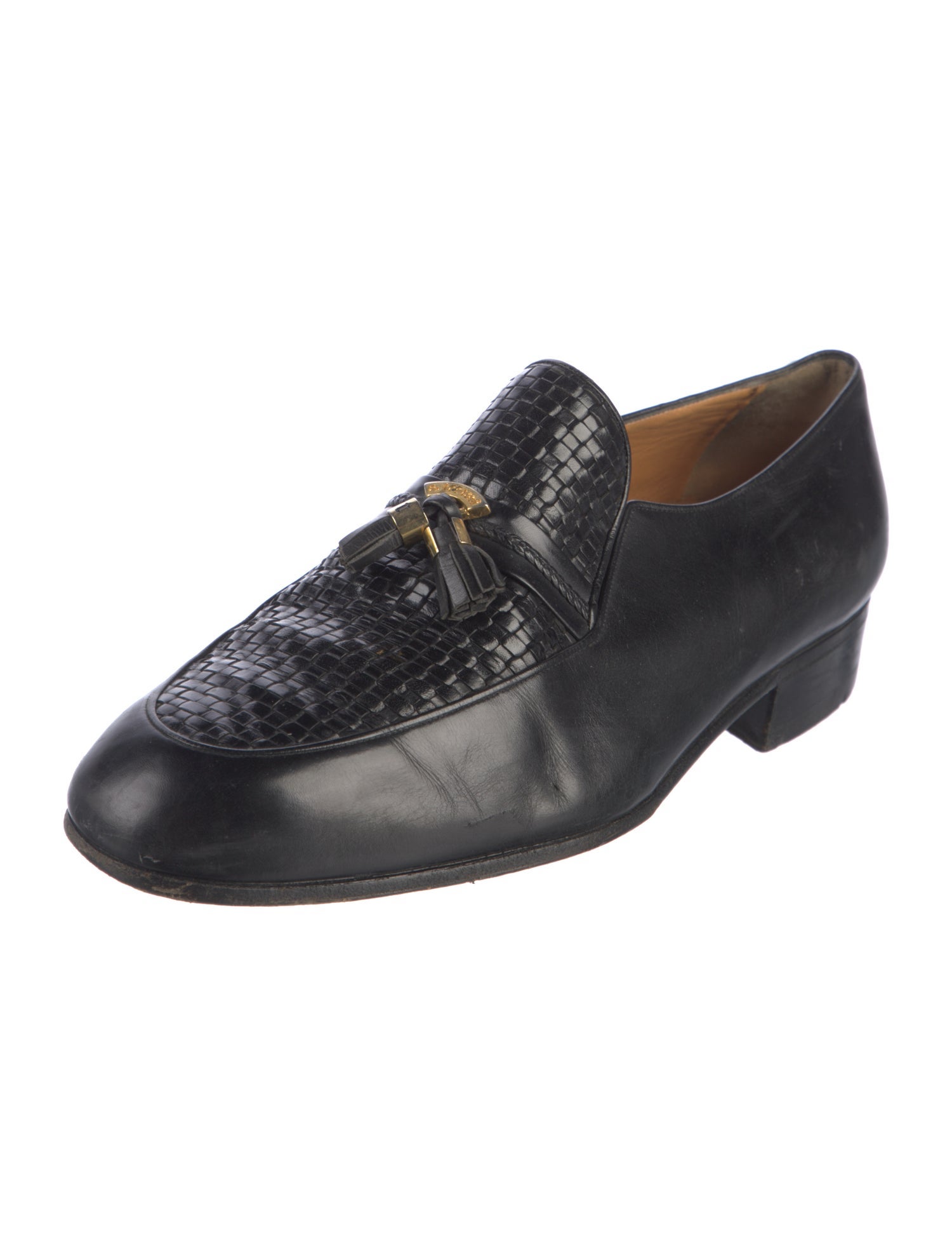 a.testoni Leather Dress Loafers