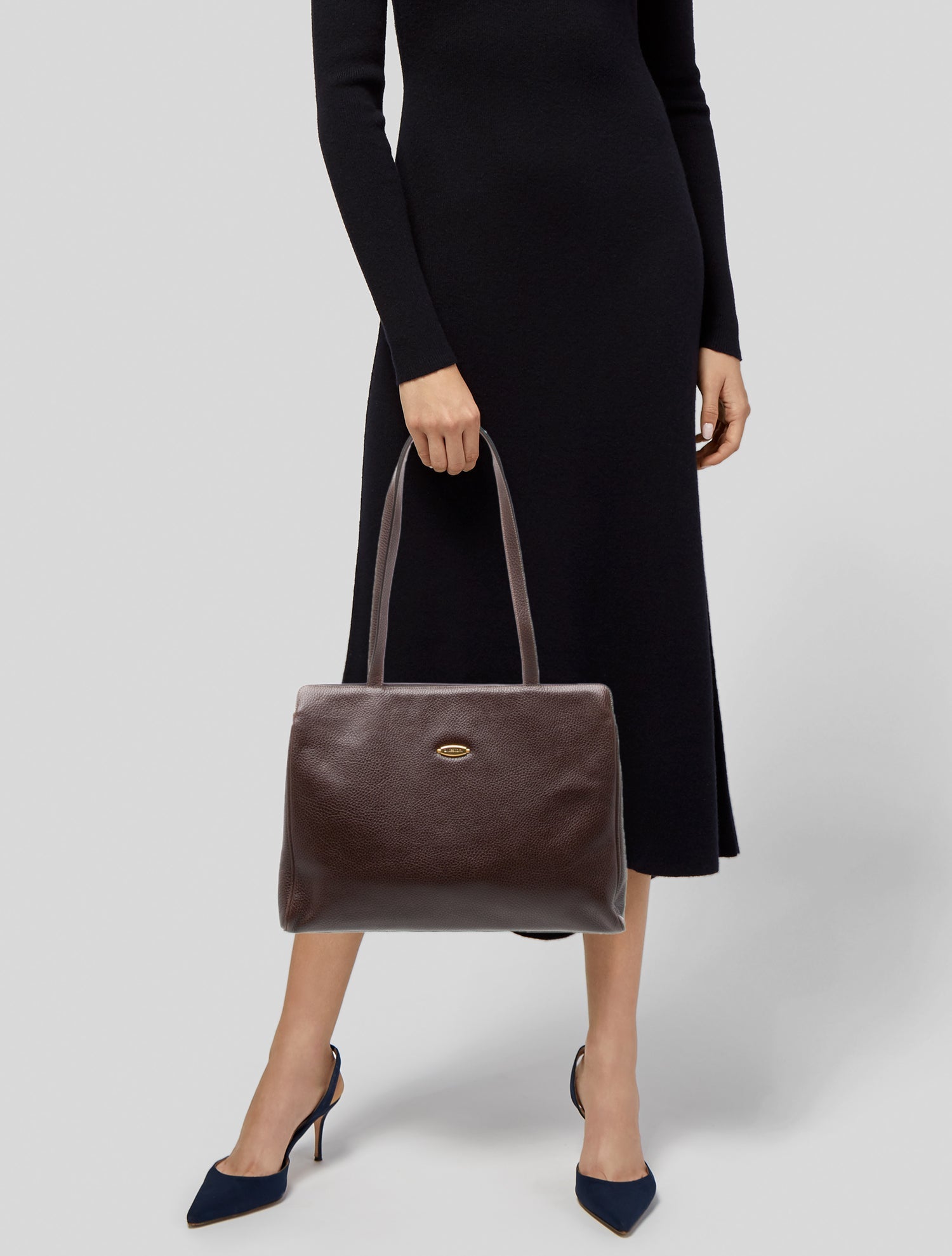 a.testoni Leather Crossbody Bag Vintage