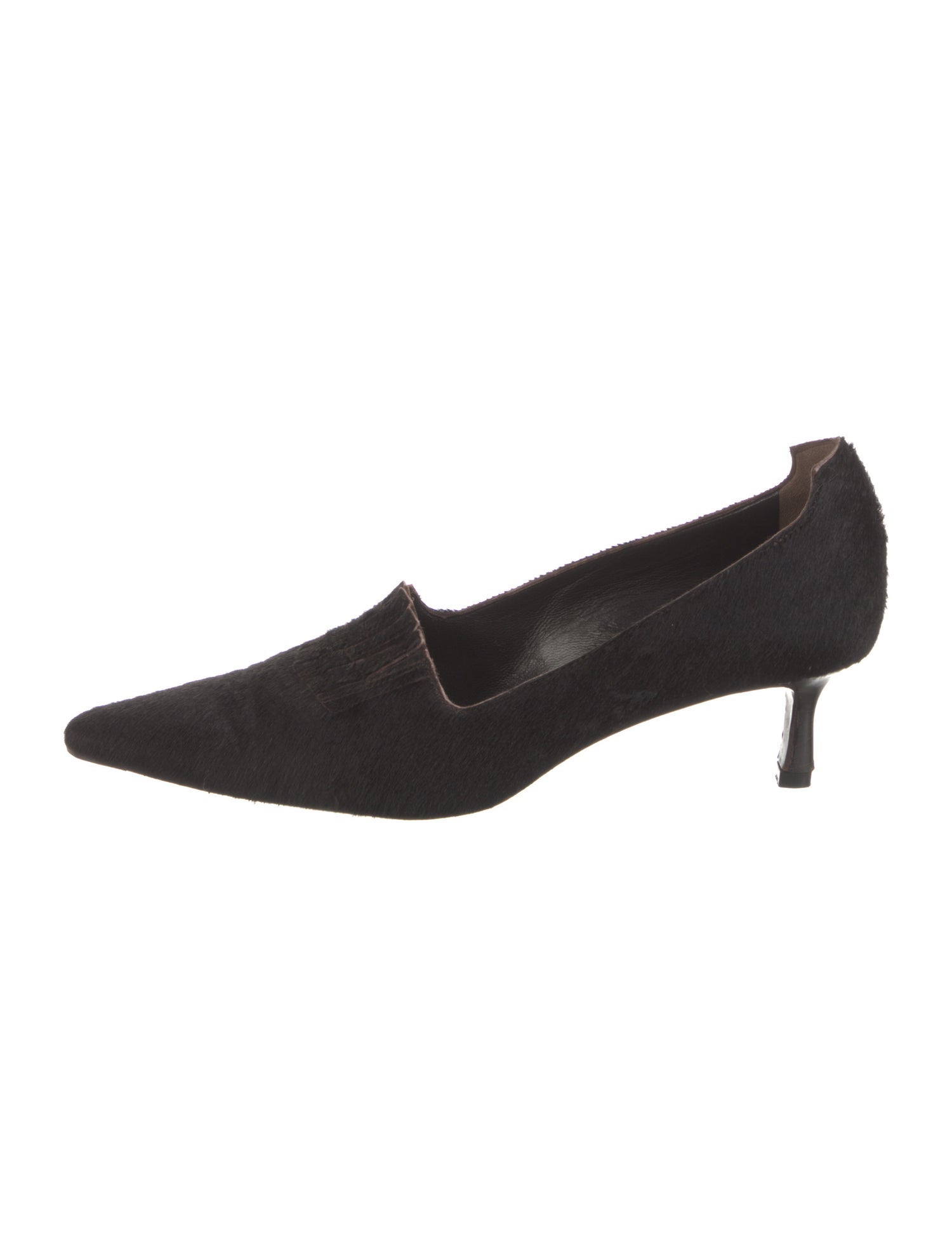 a.testoni Ponyhair Pumps