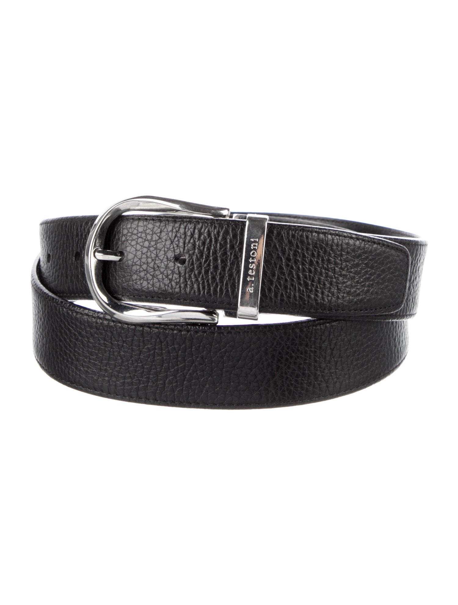a.testoni Leather Waist Belt