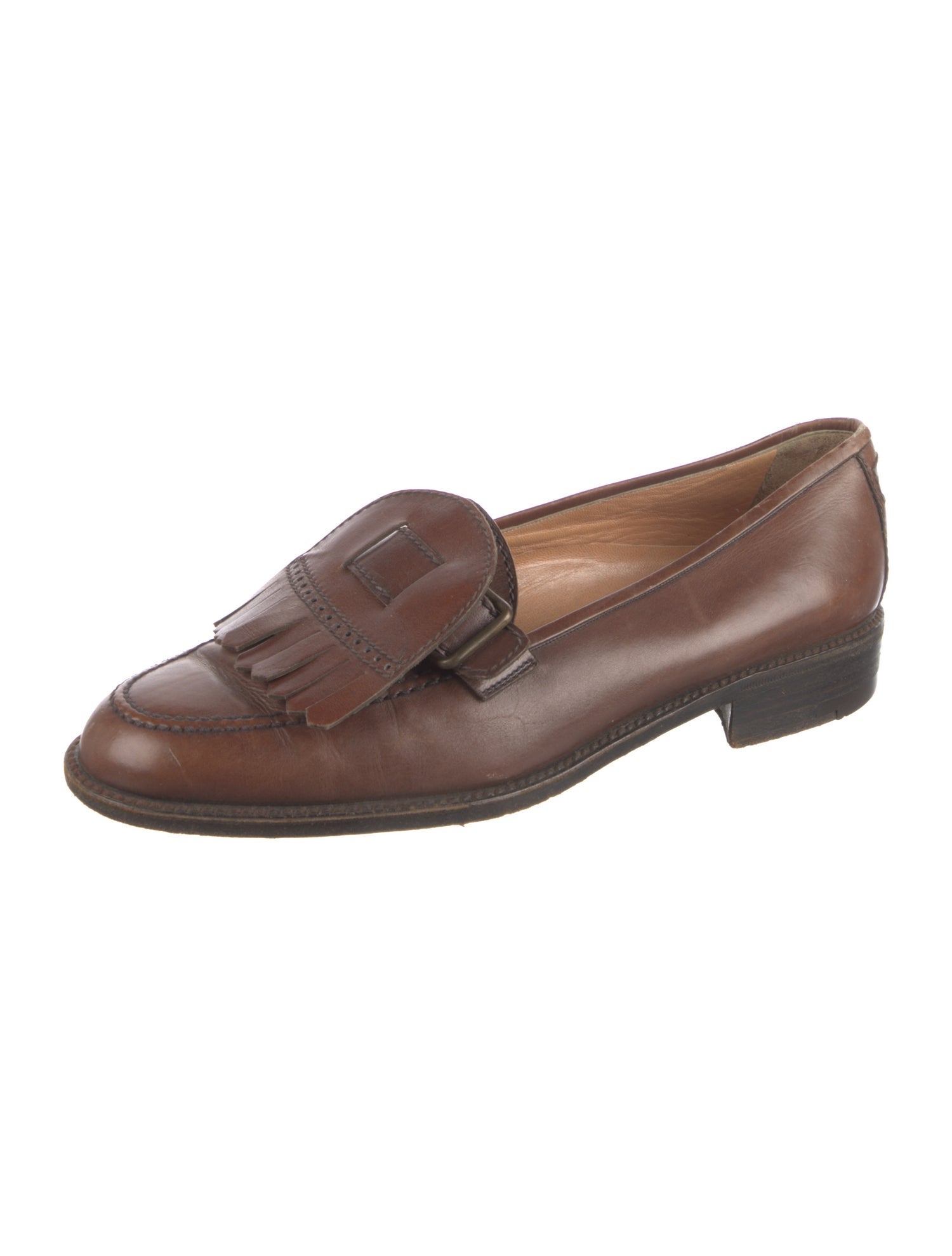 a.testoni Leather Loafers