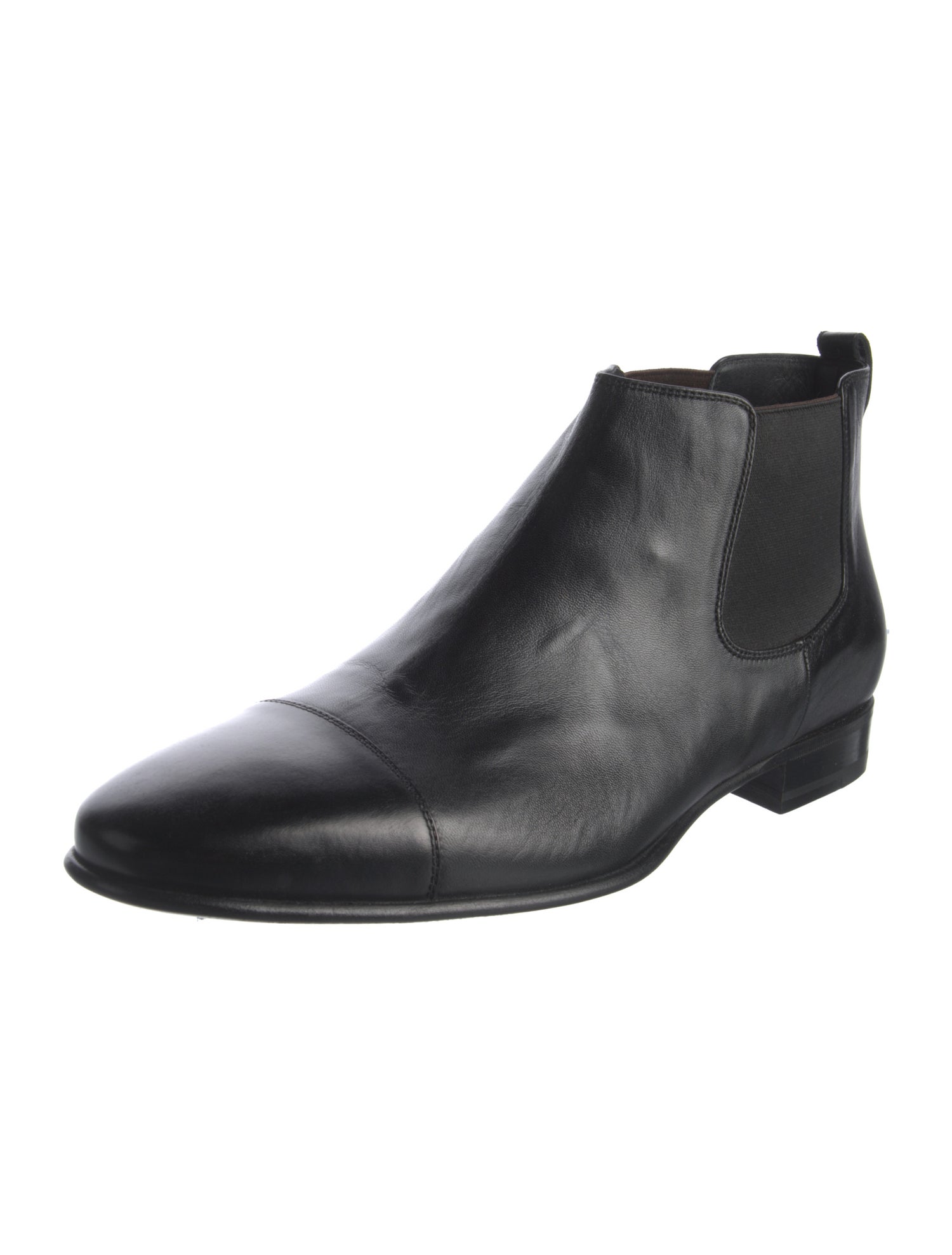 a.testoni Leather Chelsea Boots