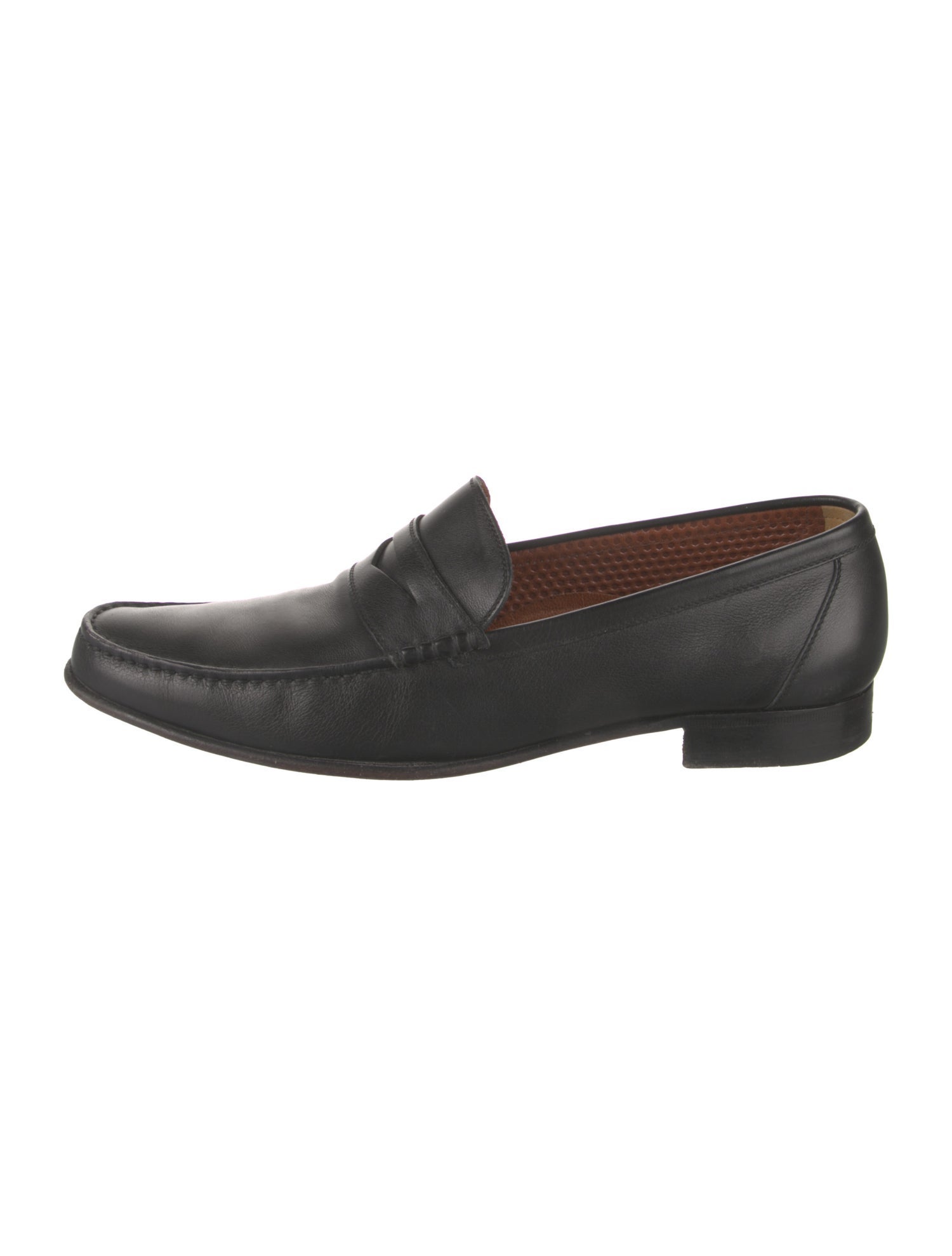 a.testoni Leather Dress Loafers