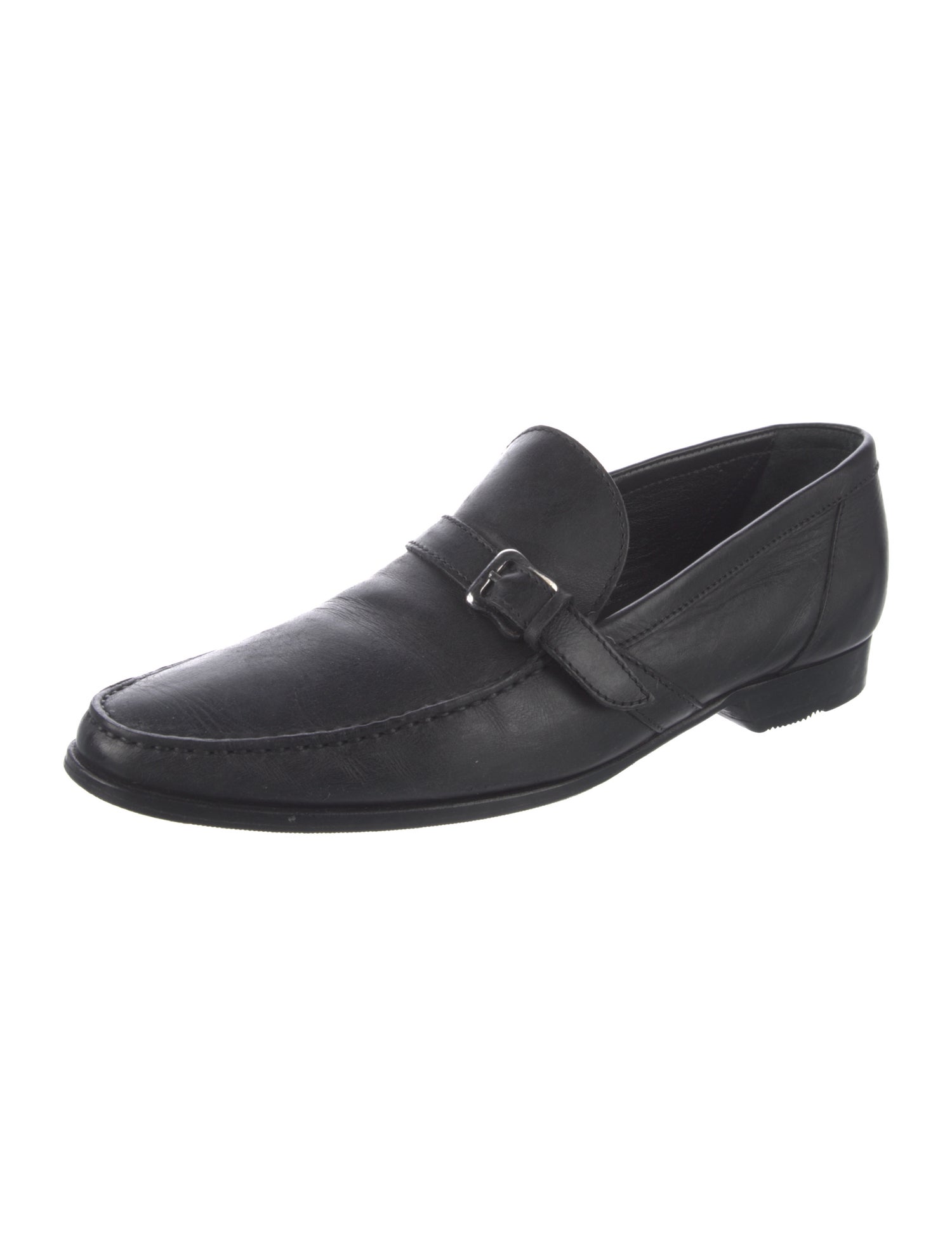 a.testoni Leather Dress Loafers