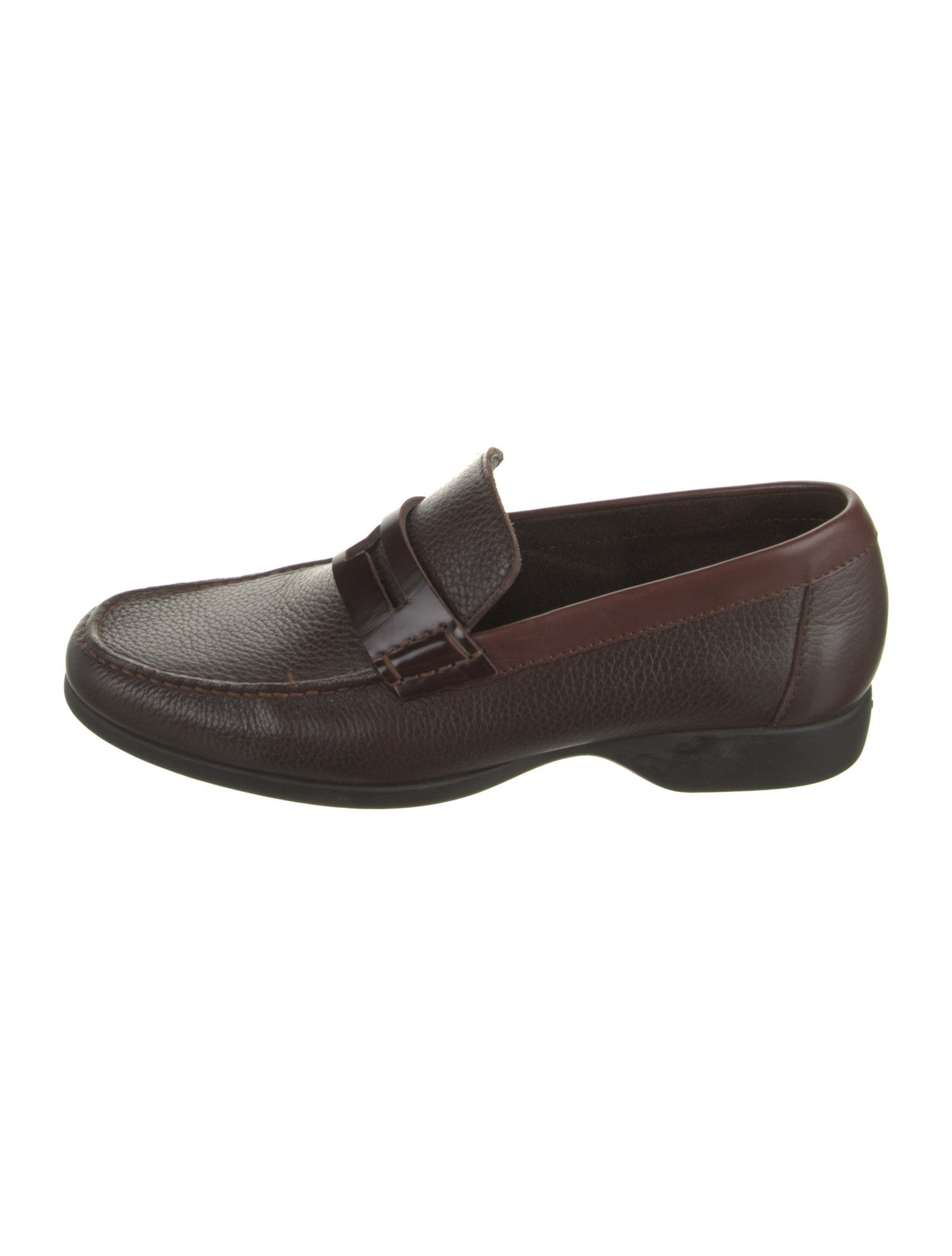 a.testoni Leather Loafers