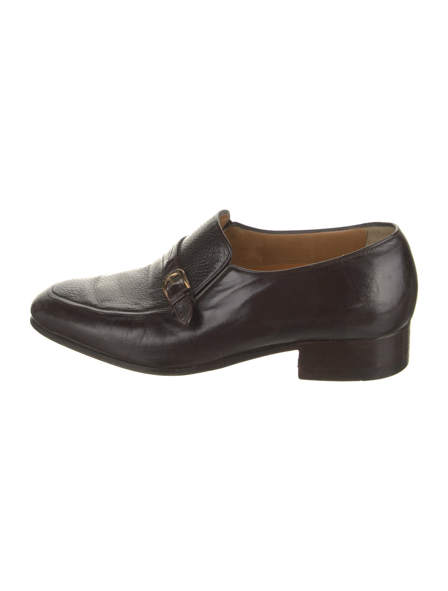 a.testoni Leather Dress Loafers