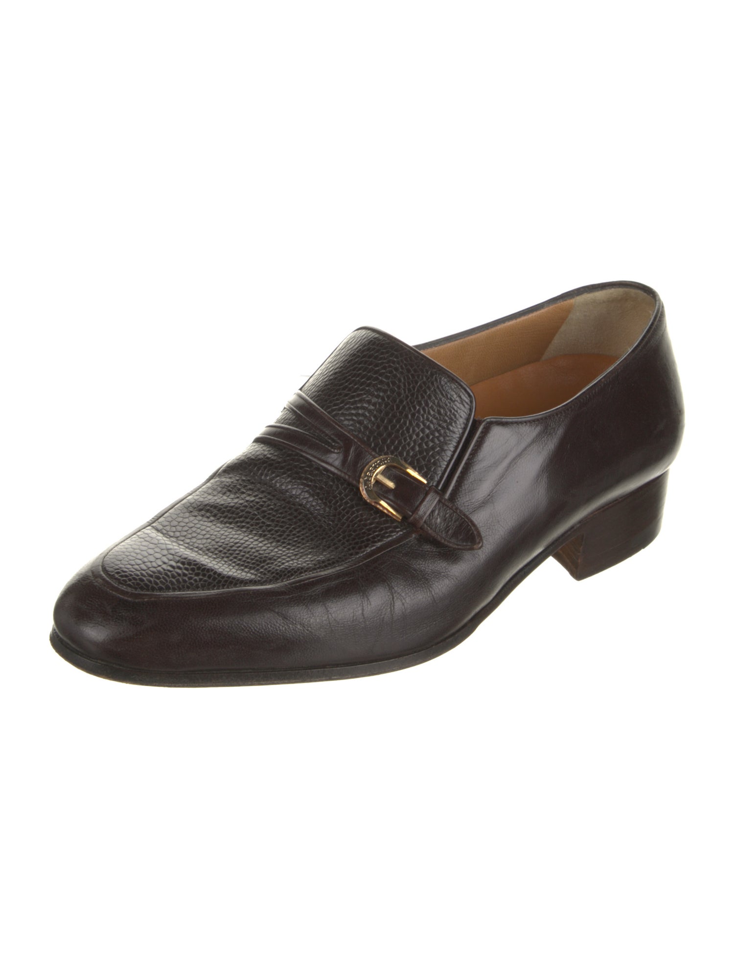 a.testoni Leather Dress Loafers