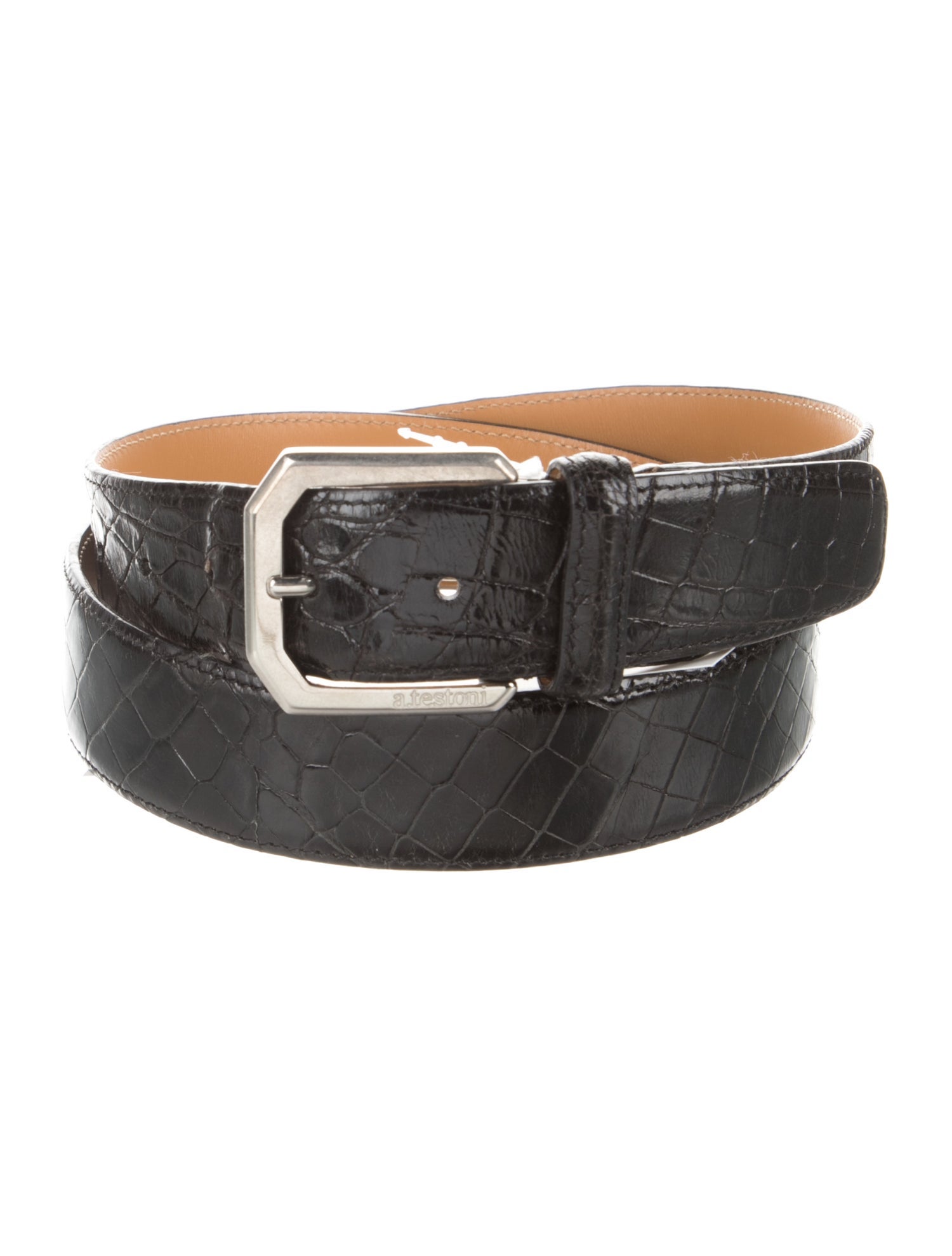 a.testoni Crocodile Belt