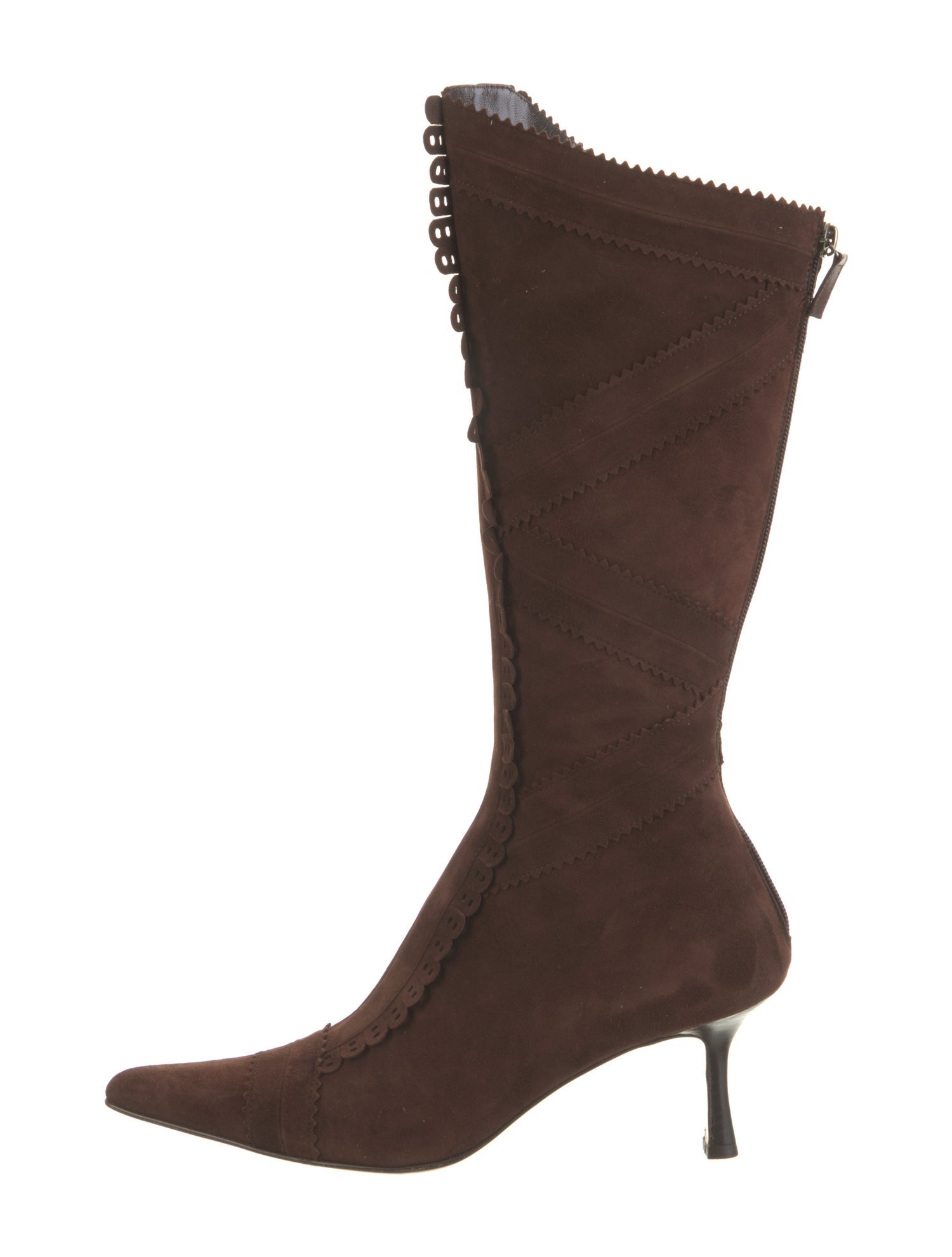 a.testoni Suede Lace-Up Boots