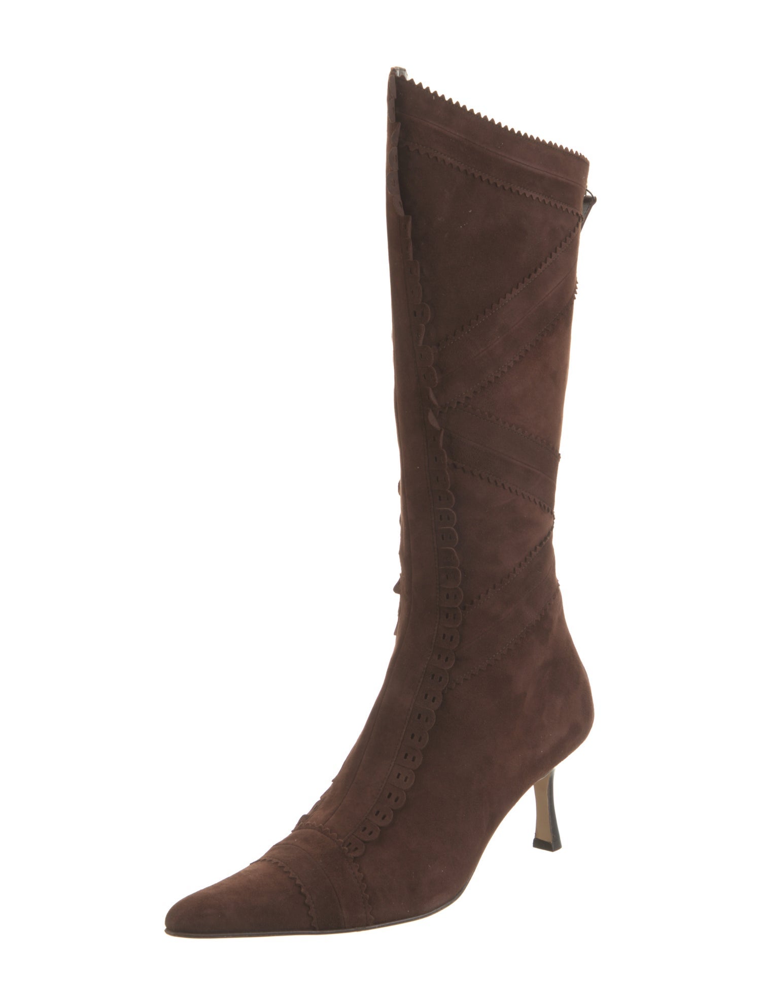 a.testoni Suede Lace-Up Boots
