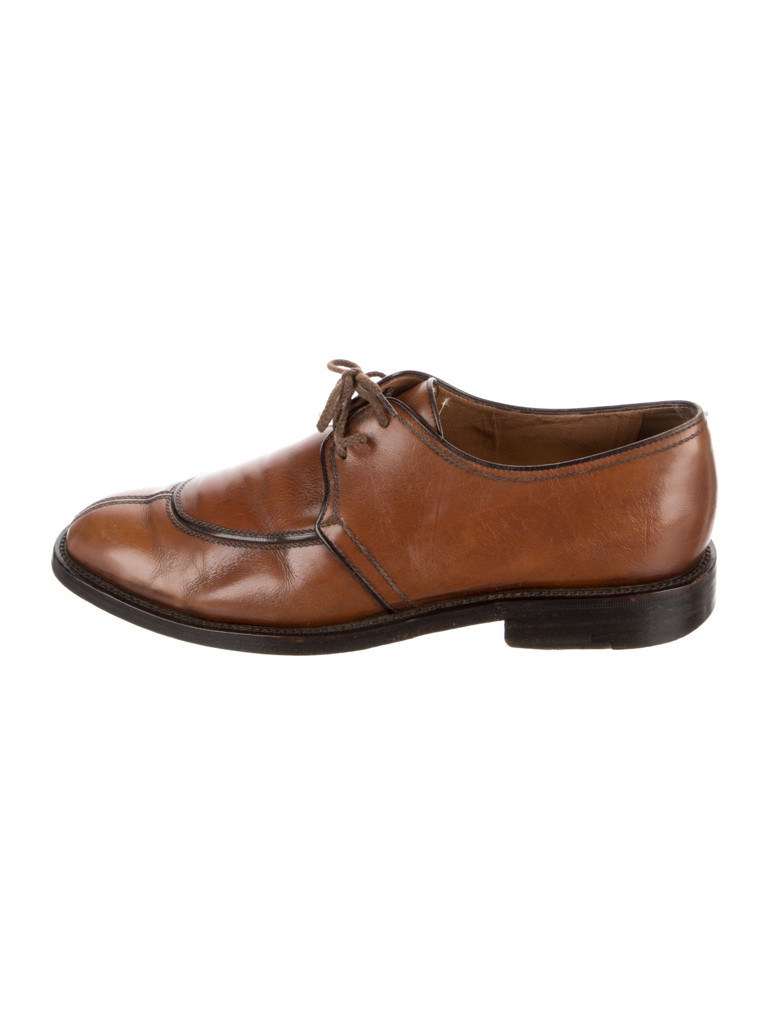 a.testoni Leather Derby Shoes