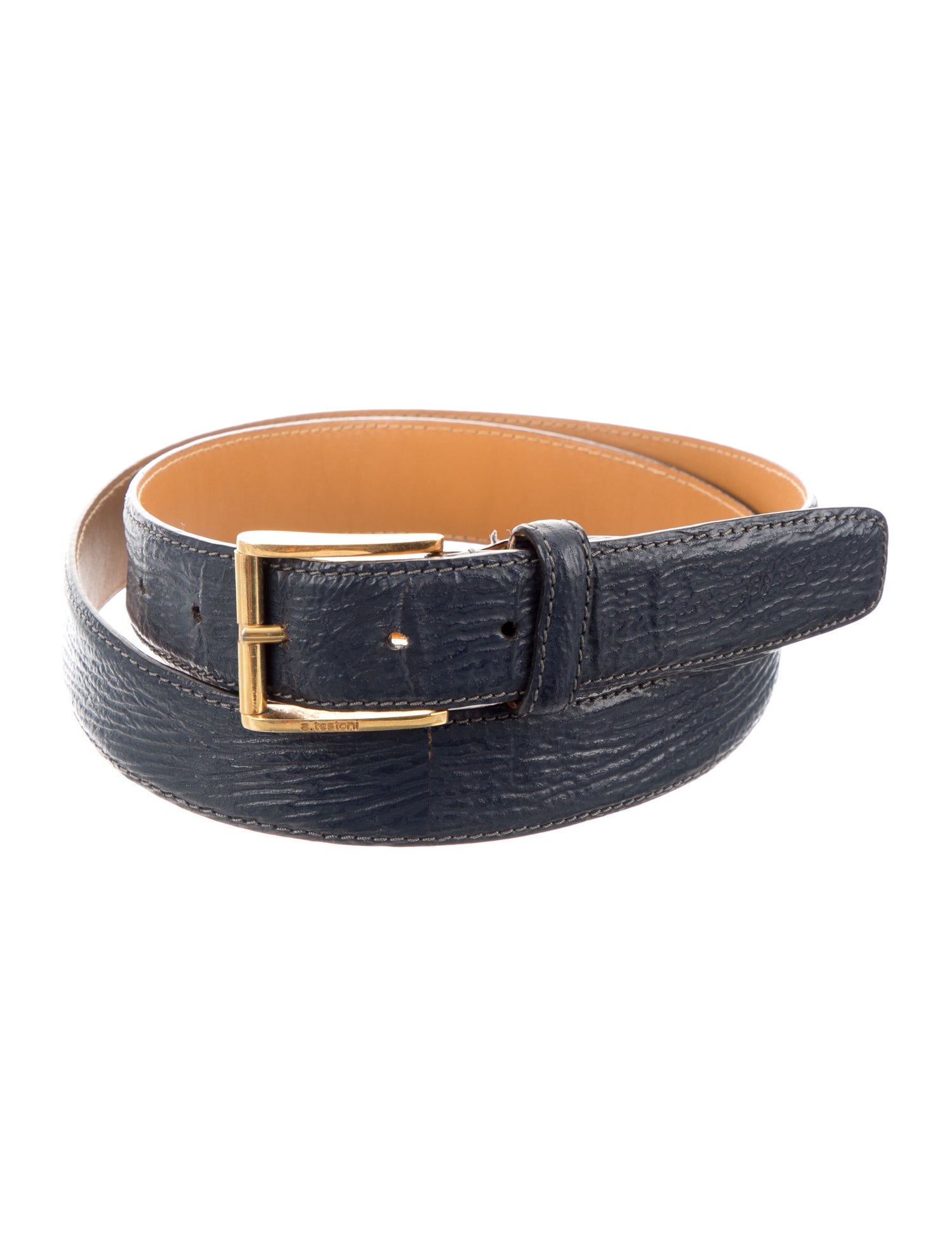 a.testoni Leather Waist Belt