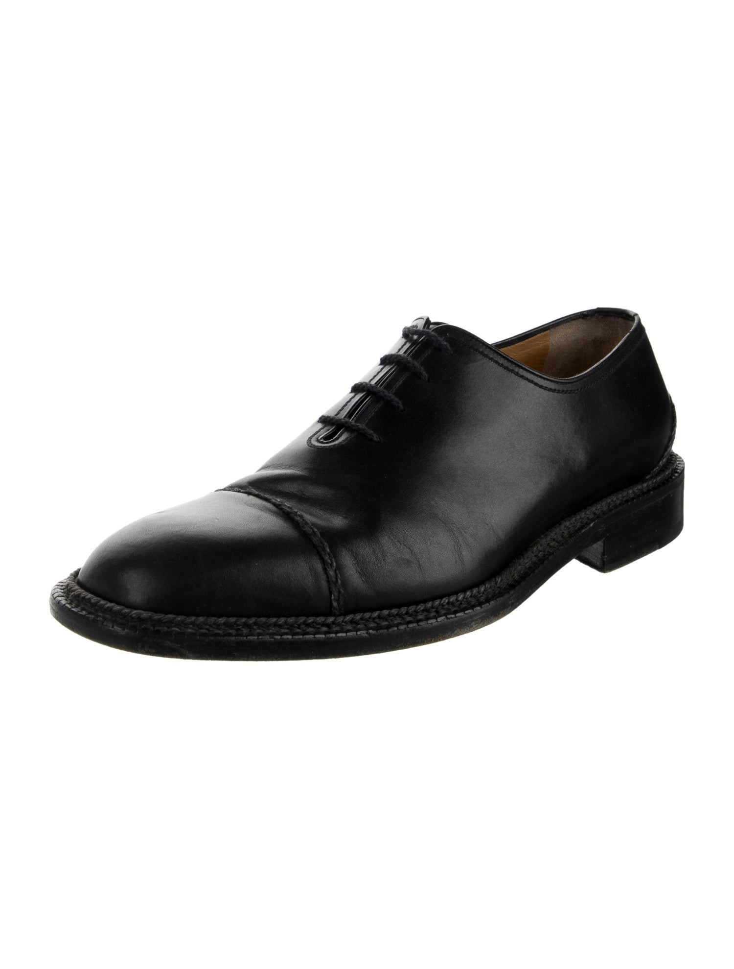 a.testoni Leather Oxfords