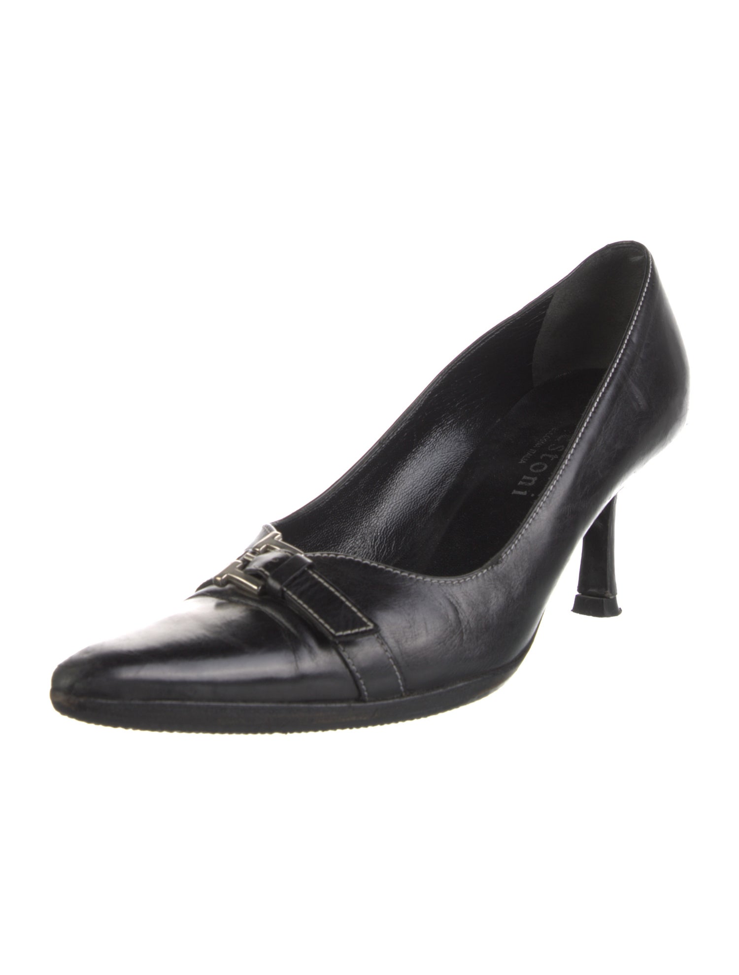 a.testoni Leather Pumps