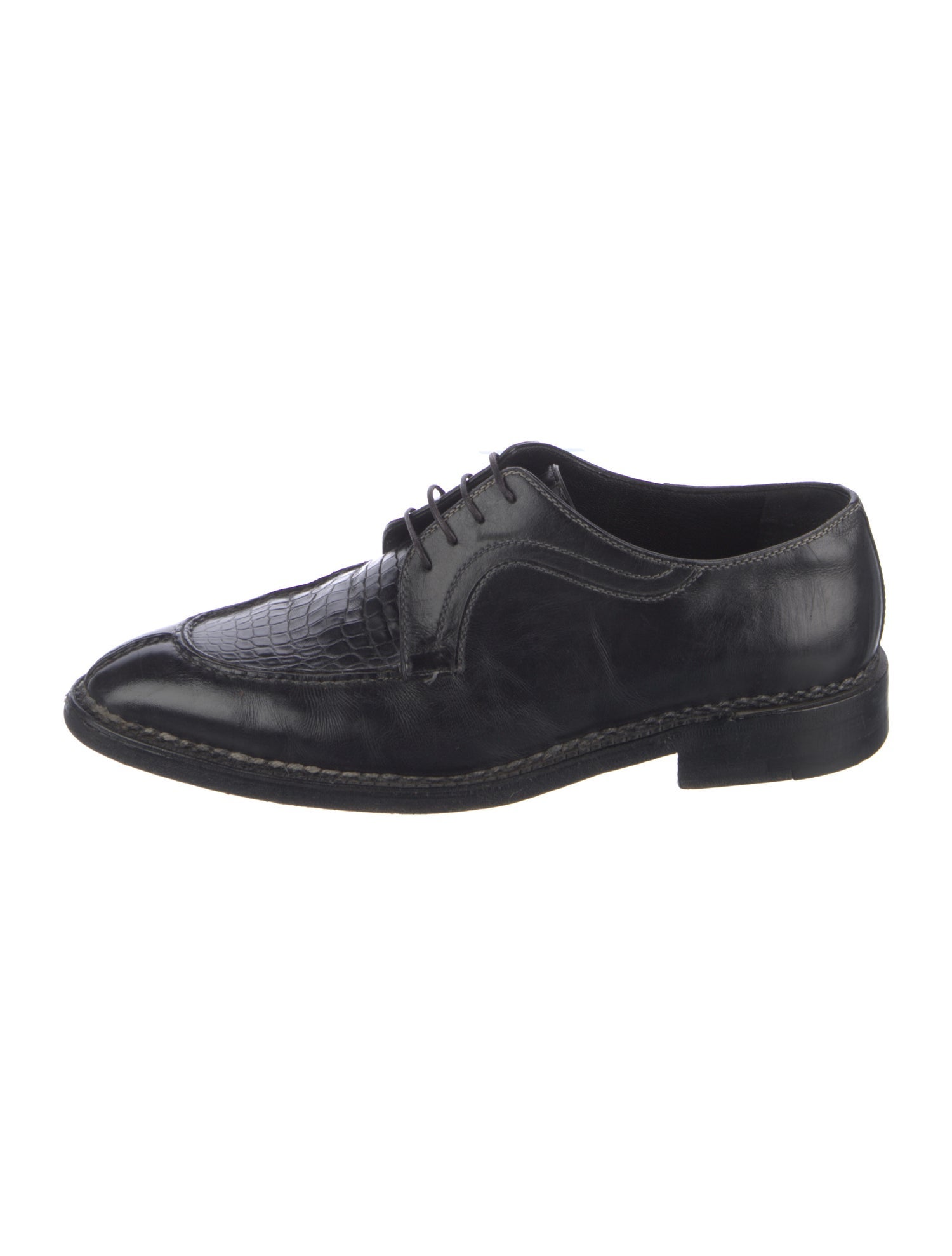 a.testoni Leather Oxfords