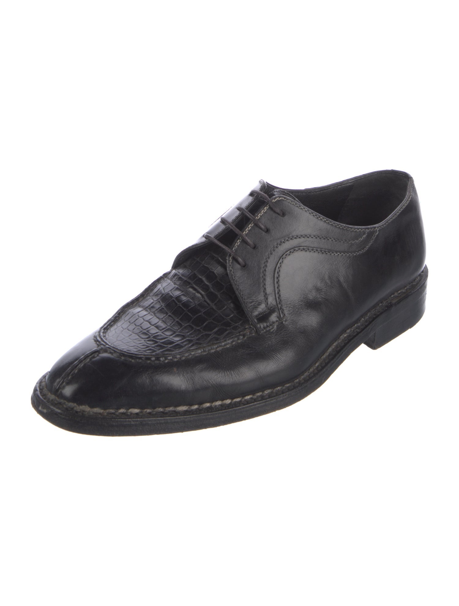 a.testoni Leather Oxfords