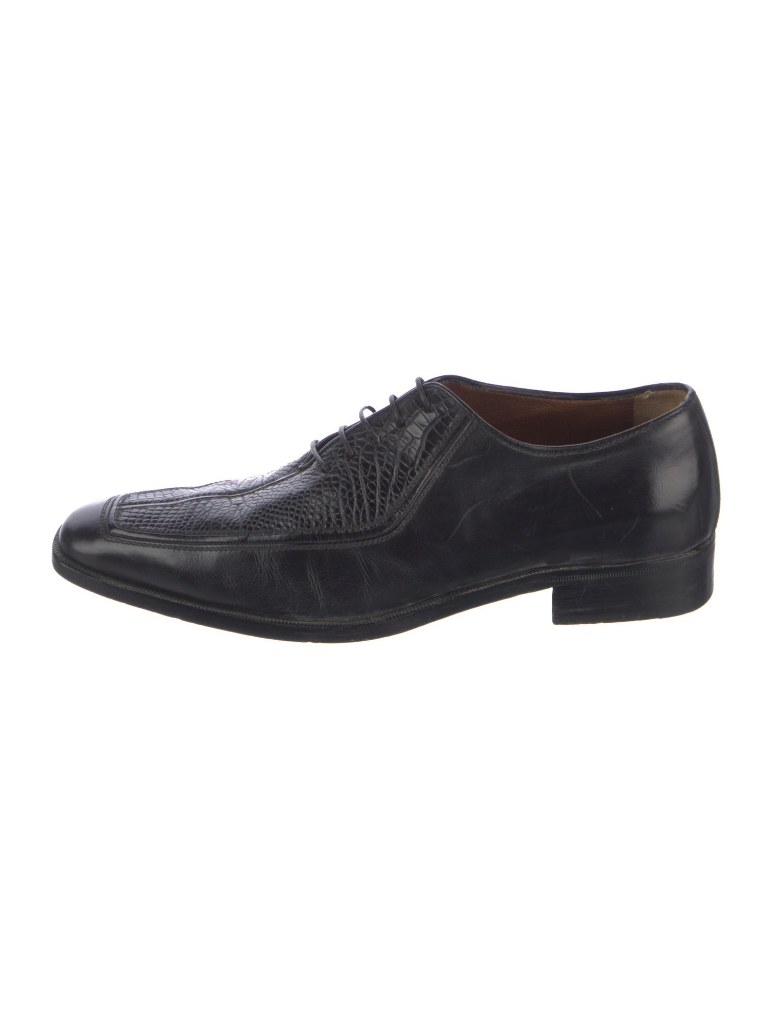 a.testoni Leather Oxfords
