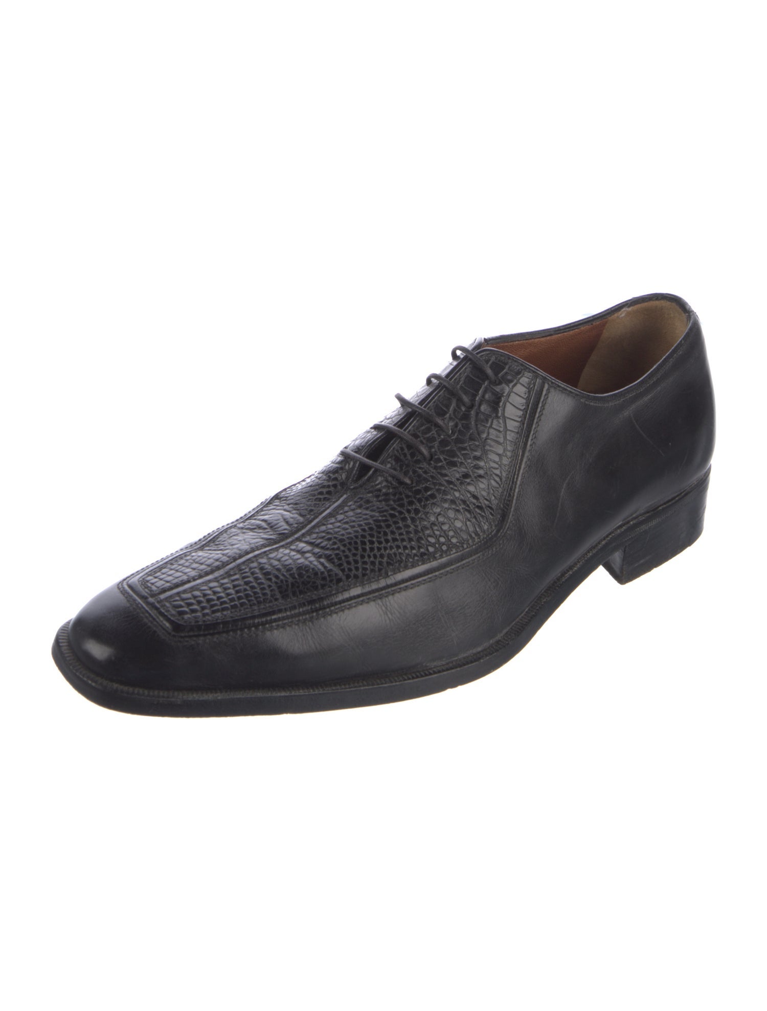 a.testoni Leather Oxfords