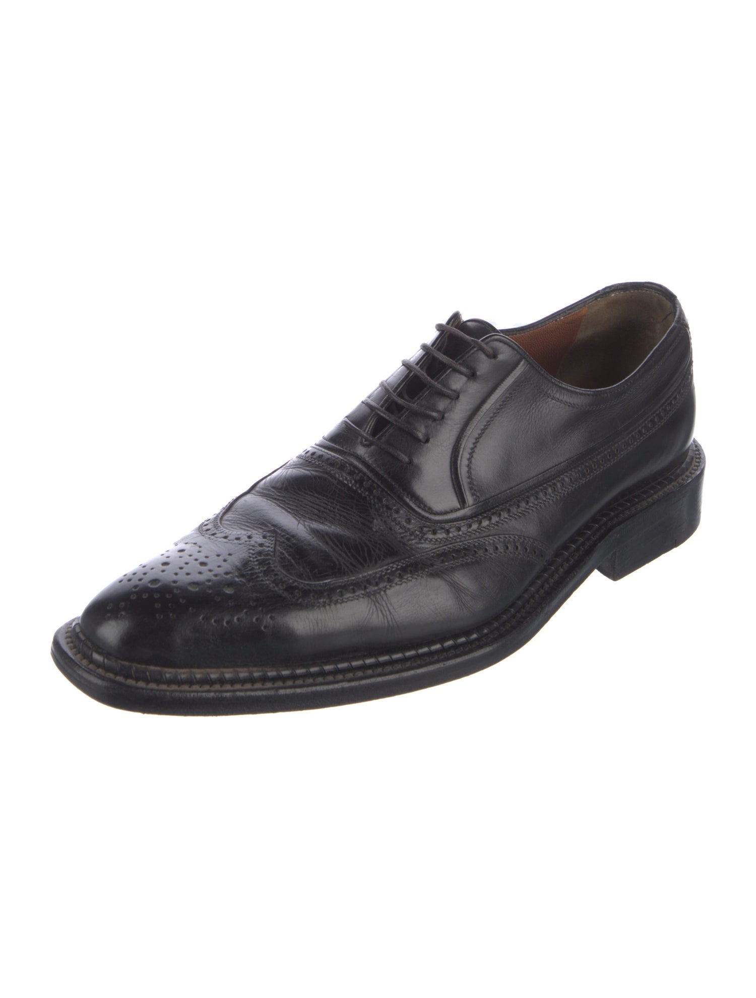 a.testoni Leather Brogues