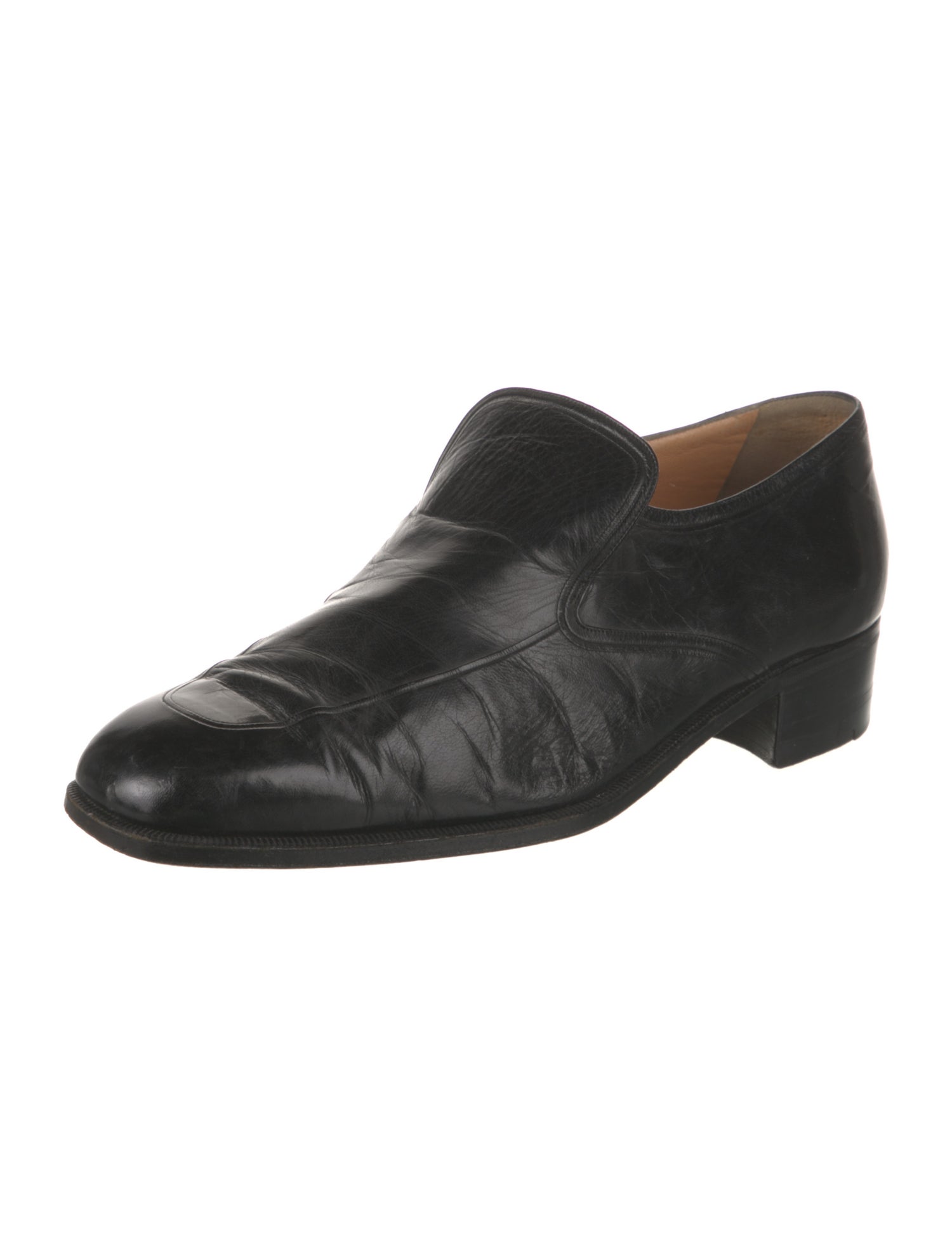 a.testoni Leather Dress Loafers