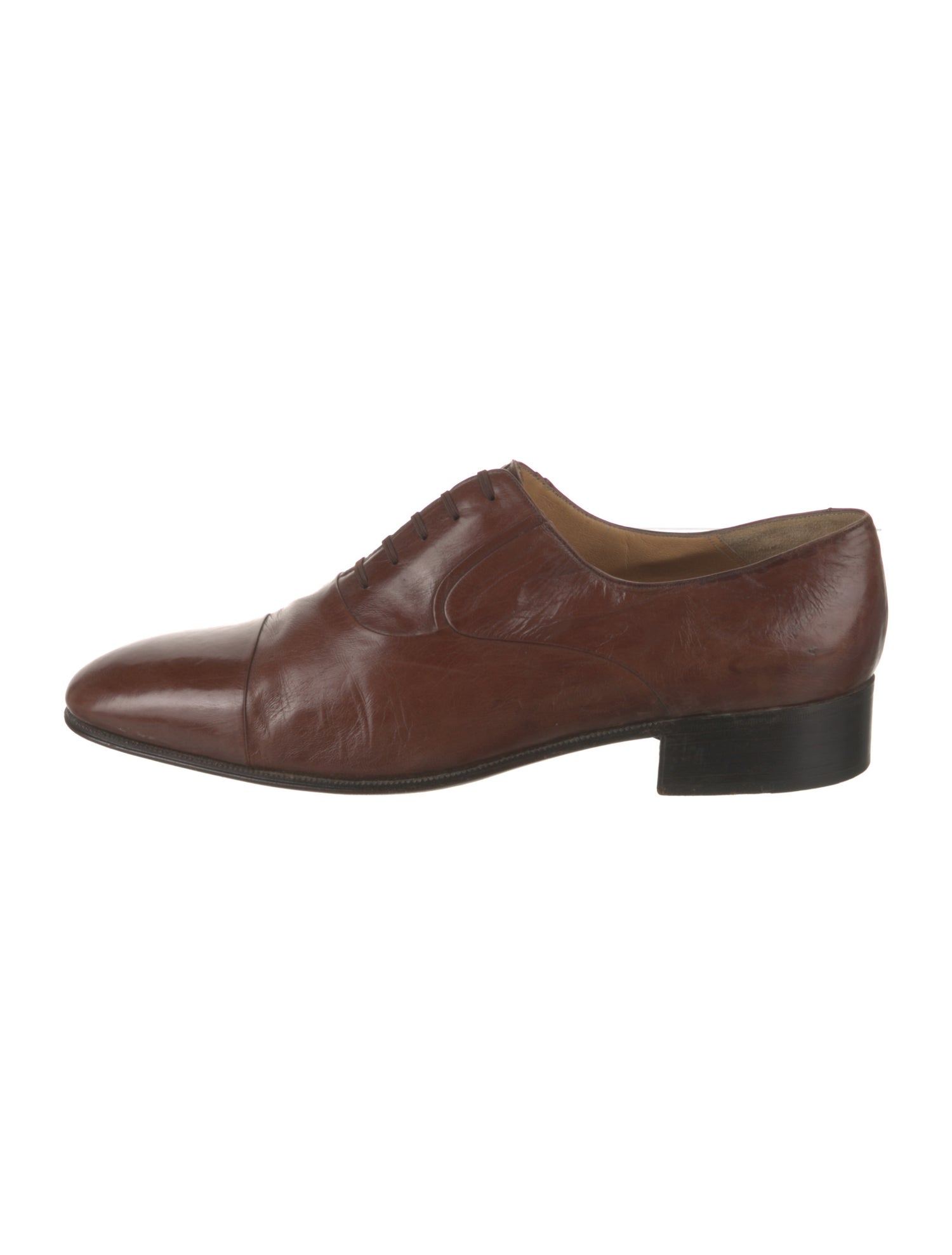 a.testoni Leather Oxfords