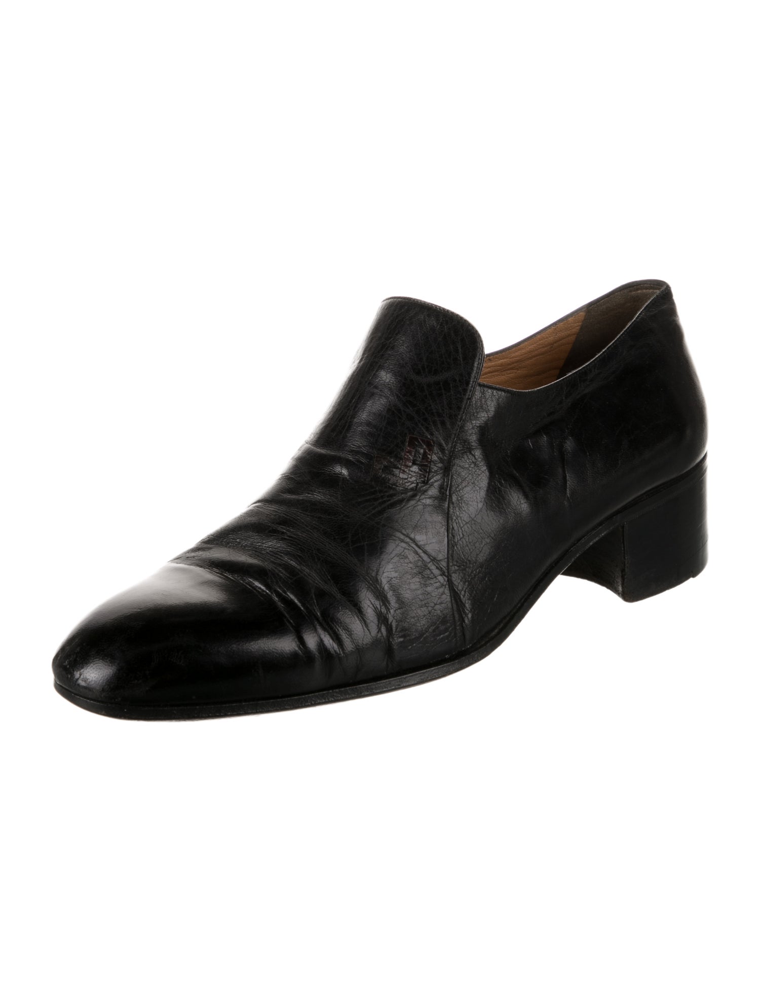 a.testoni Leather Dress Loafers