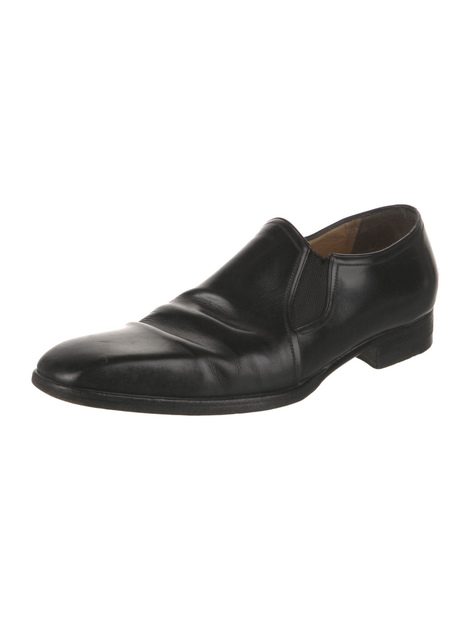 a.testoni Leather Dress Loafers