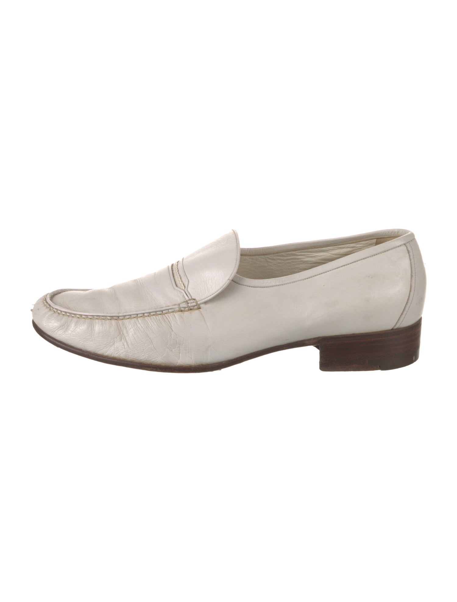 a.testoni Leather Dress Loafers