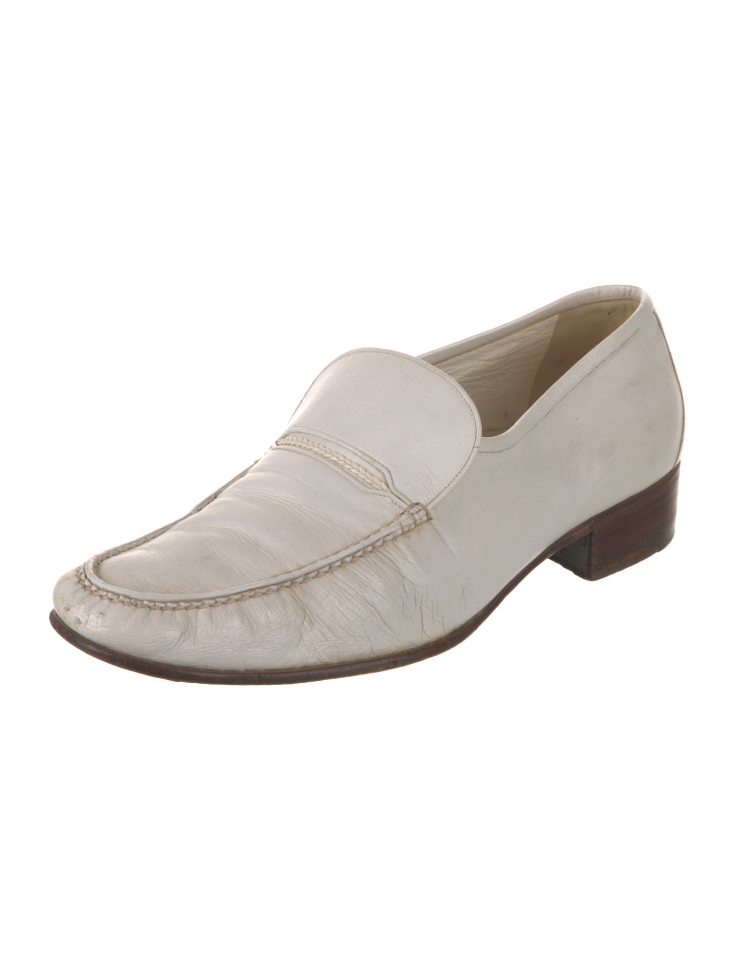 a.testoni Leather Dress Loafers