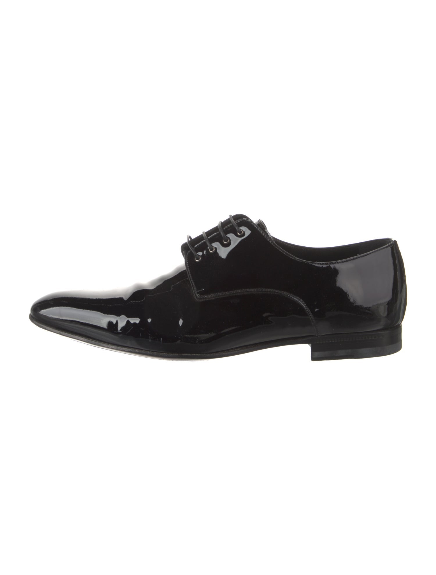 a.testoni Patent Leather Derby Shoes
