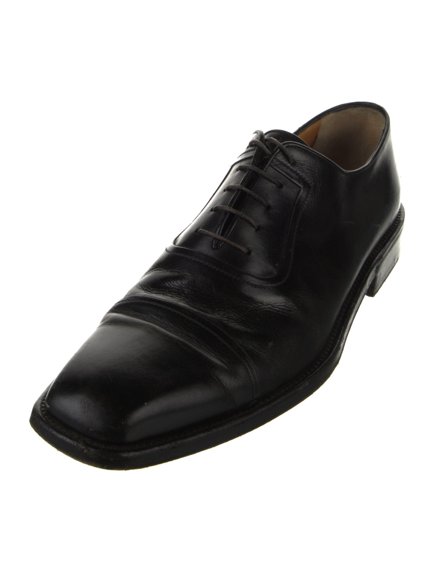 a.testoni Leather Oxfords