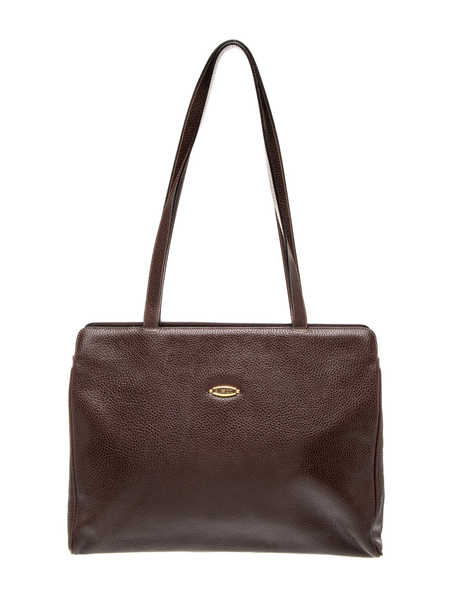 a.testoni Leather Crossbody Bag