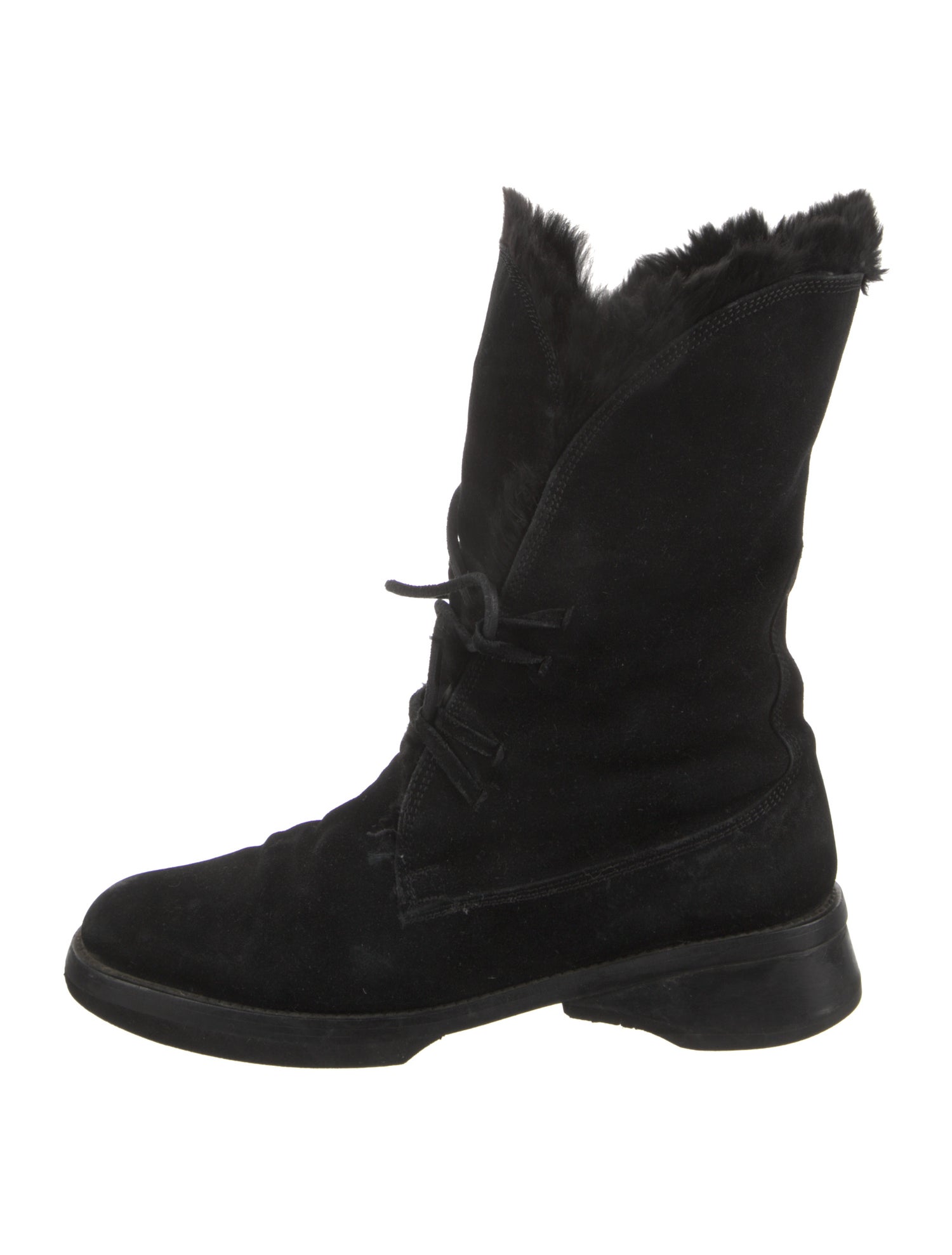 a.testoni Suede Combat Boots
