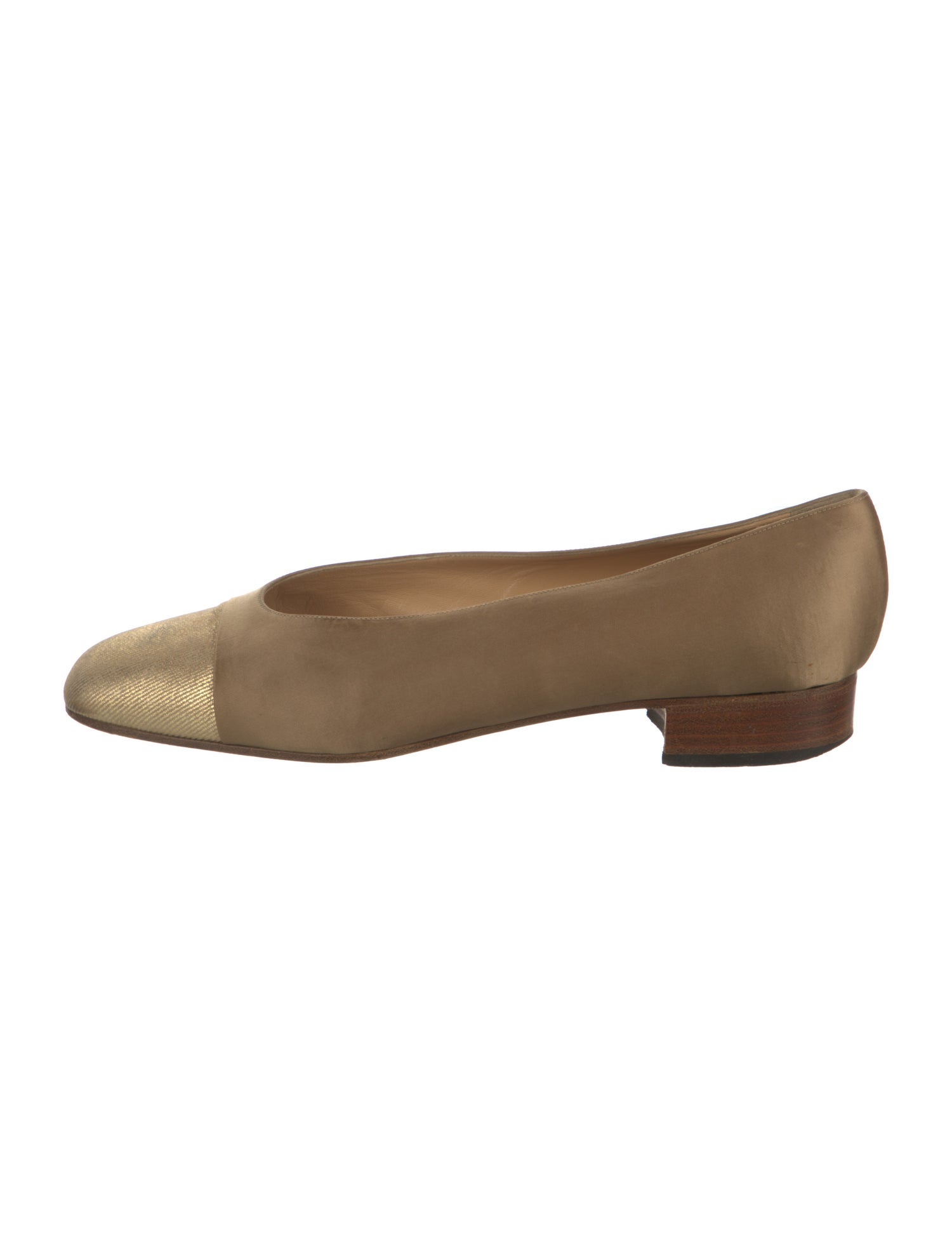a.testoni Satin Flats