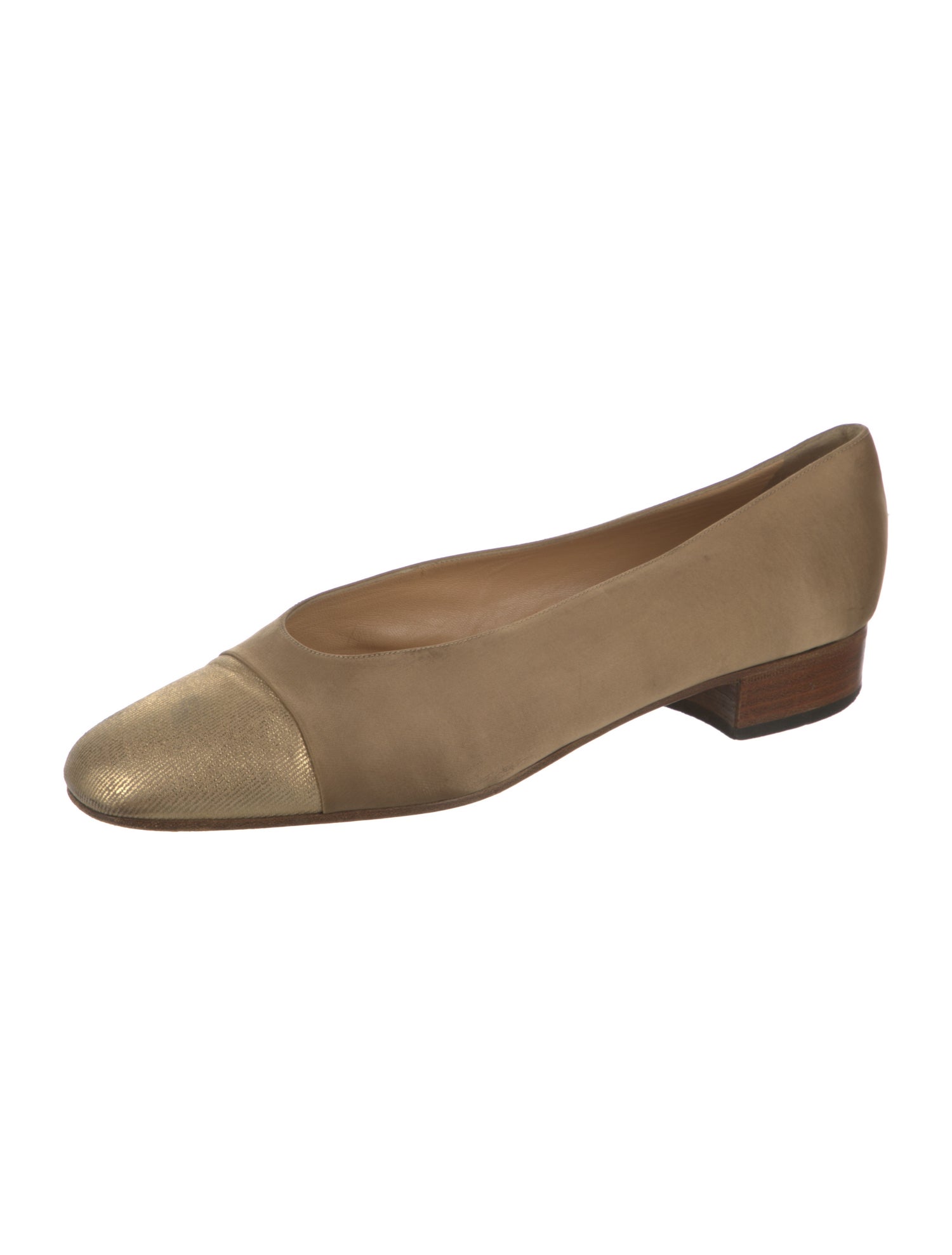 a.testoni Satin Flats