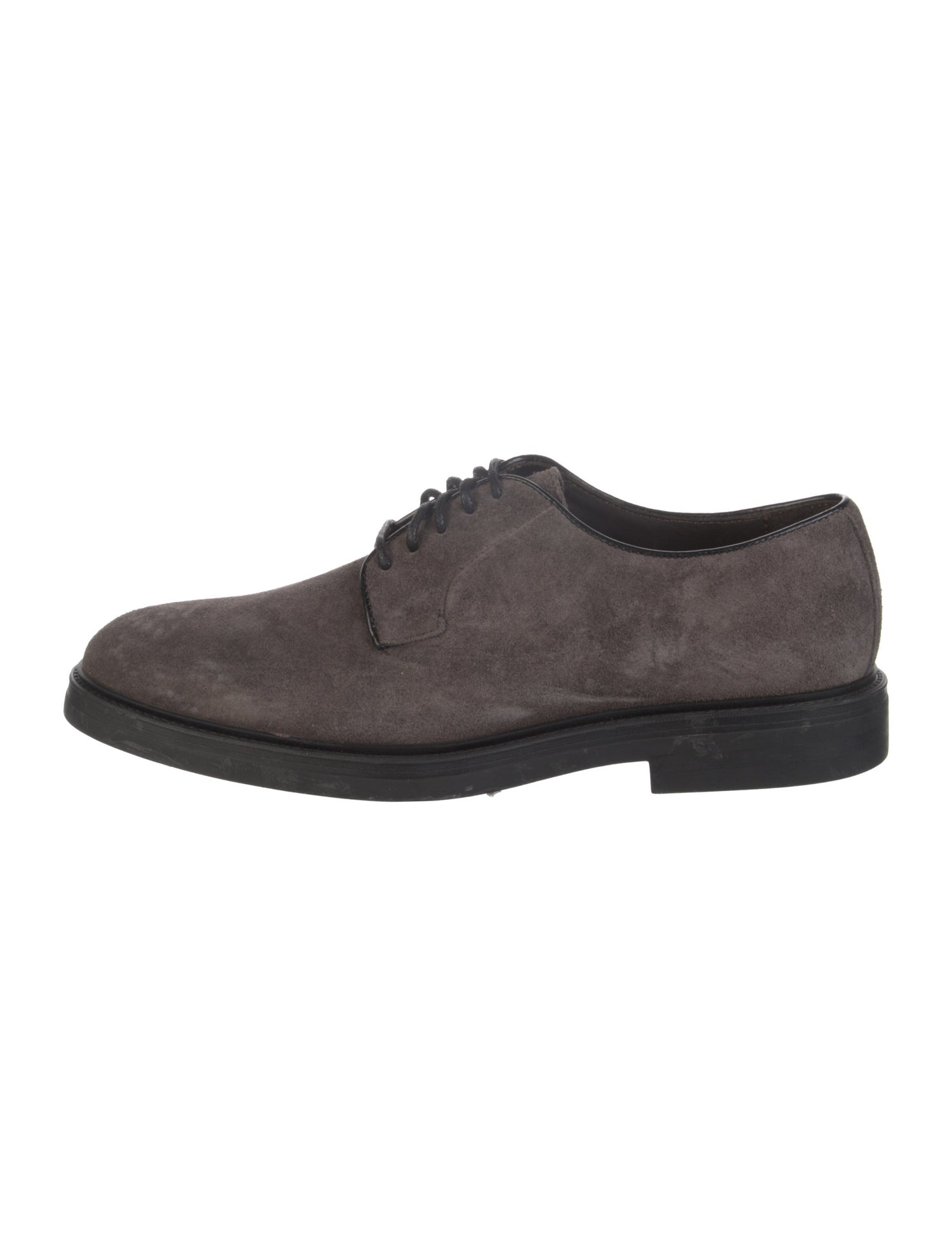 a.testoni Suede Derby Shoes
