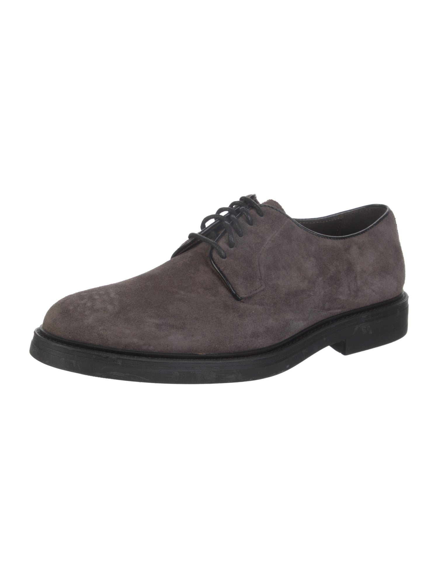 a.testoni Suede Derby Shoes