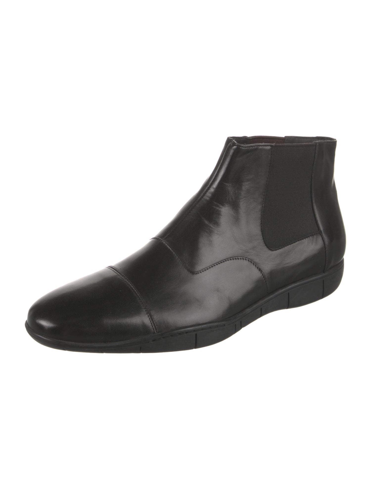 a.testoni Leather Chelsea Boots